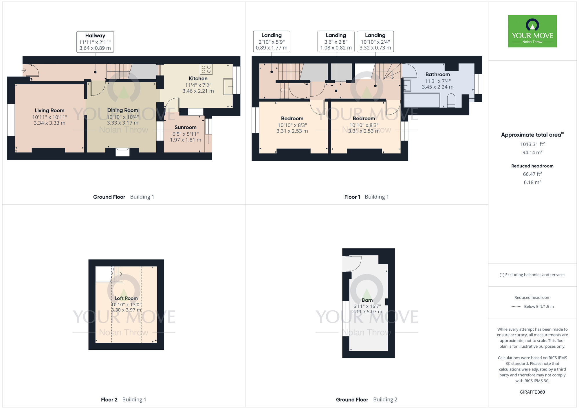 Floorplan of 2 bedroom Mid Terrace House for sale, Wellington Street, Kettering, Northamptonshire, NN16