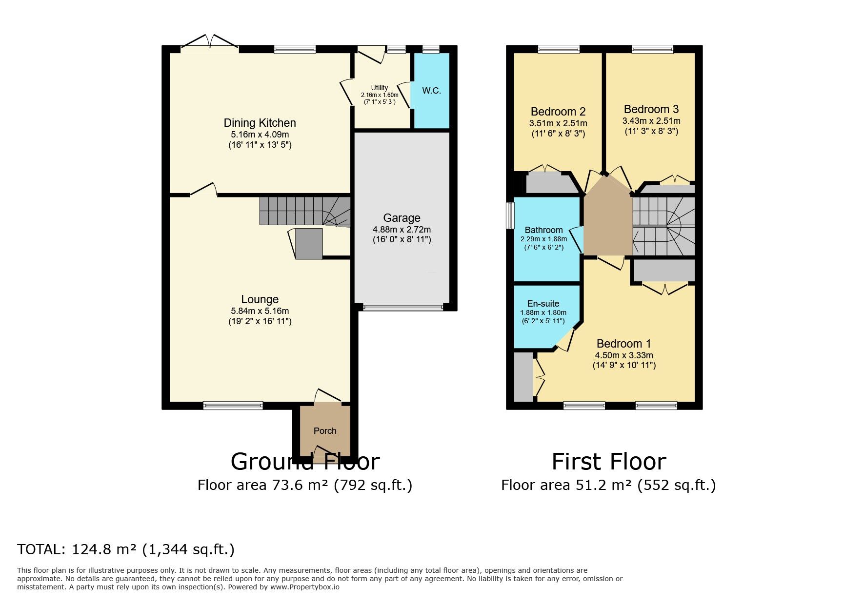 Floorplan of 3 bedroom Detached House for sale, Lauren Drive, Keighley, West Yorkshire, BD22