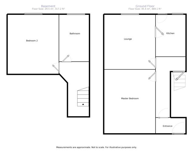 Floorplan of 2 bedroom Mid Terrace Flat for sale, Ashfield Terrace, Bingley, West Yorkshire, BD16