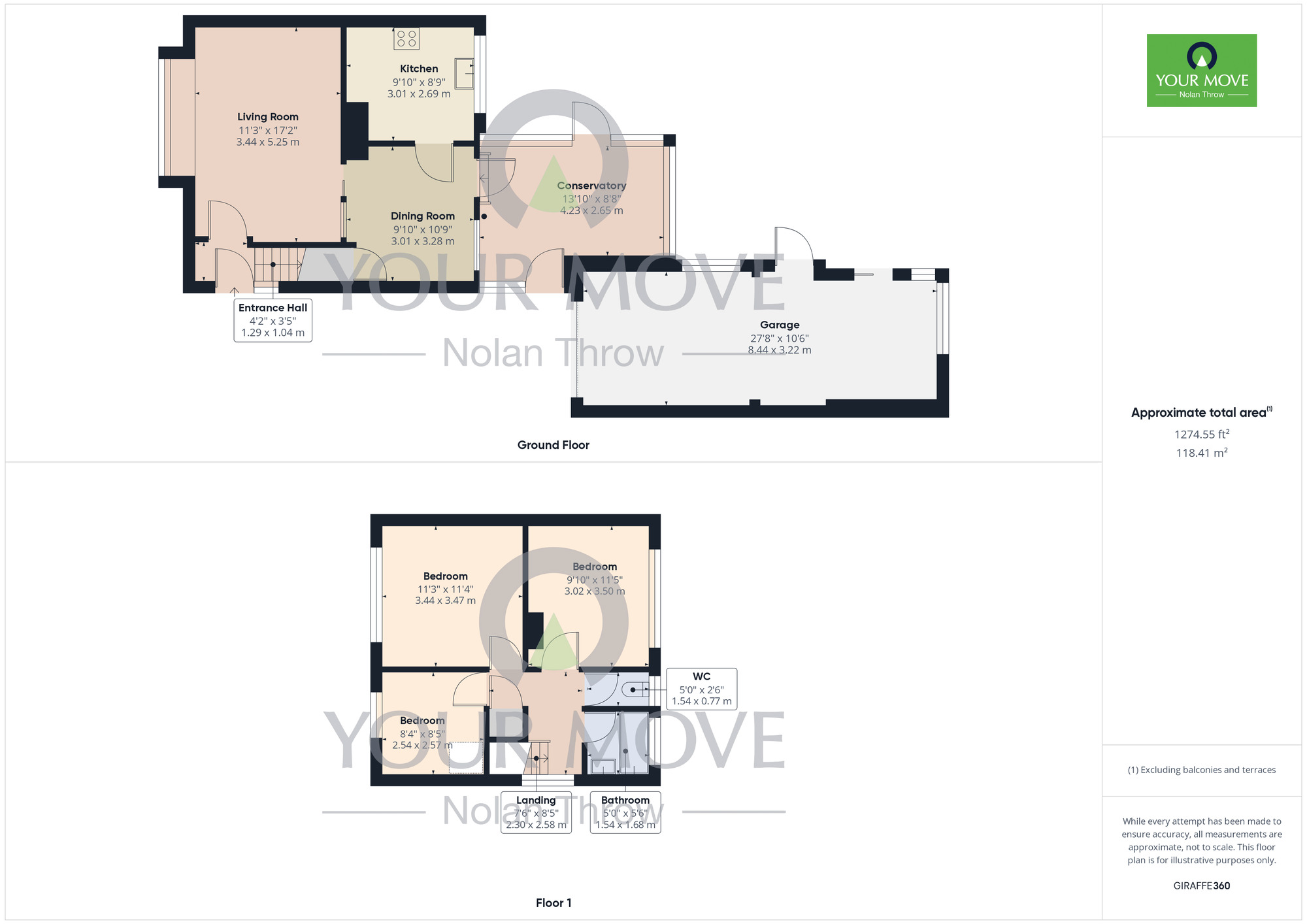 Floorplan of 3 bedroom Semi Detached House to rent, Falcutt Way, Northampton, NN2