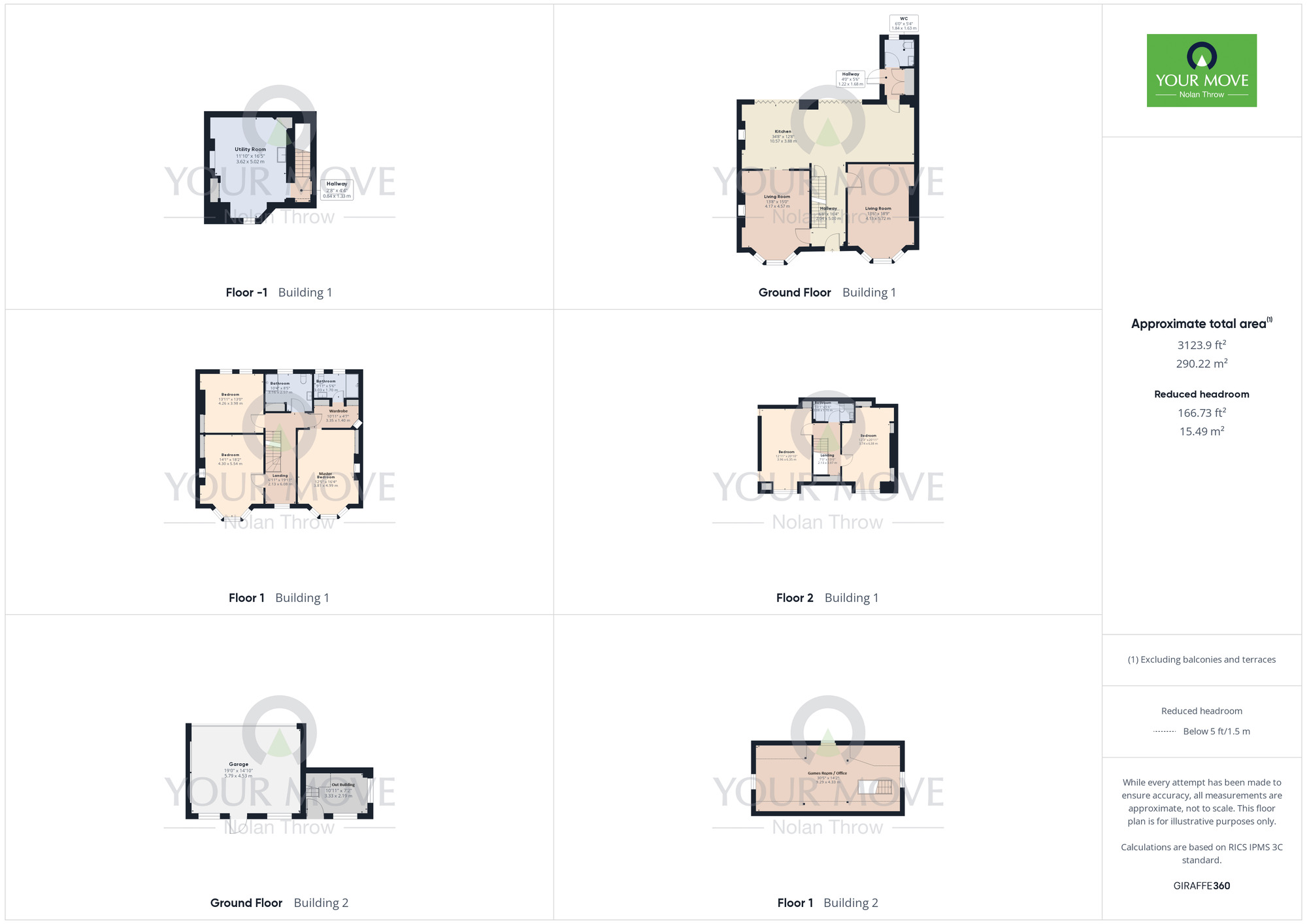 Floorplan of 5 bedroom Semi Detached House for sale, Clarence Avenue, Kingsthorpe, Northampton, NN2