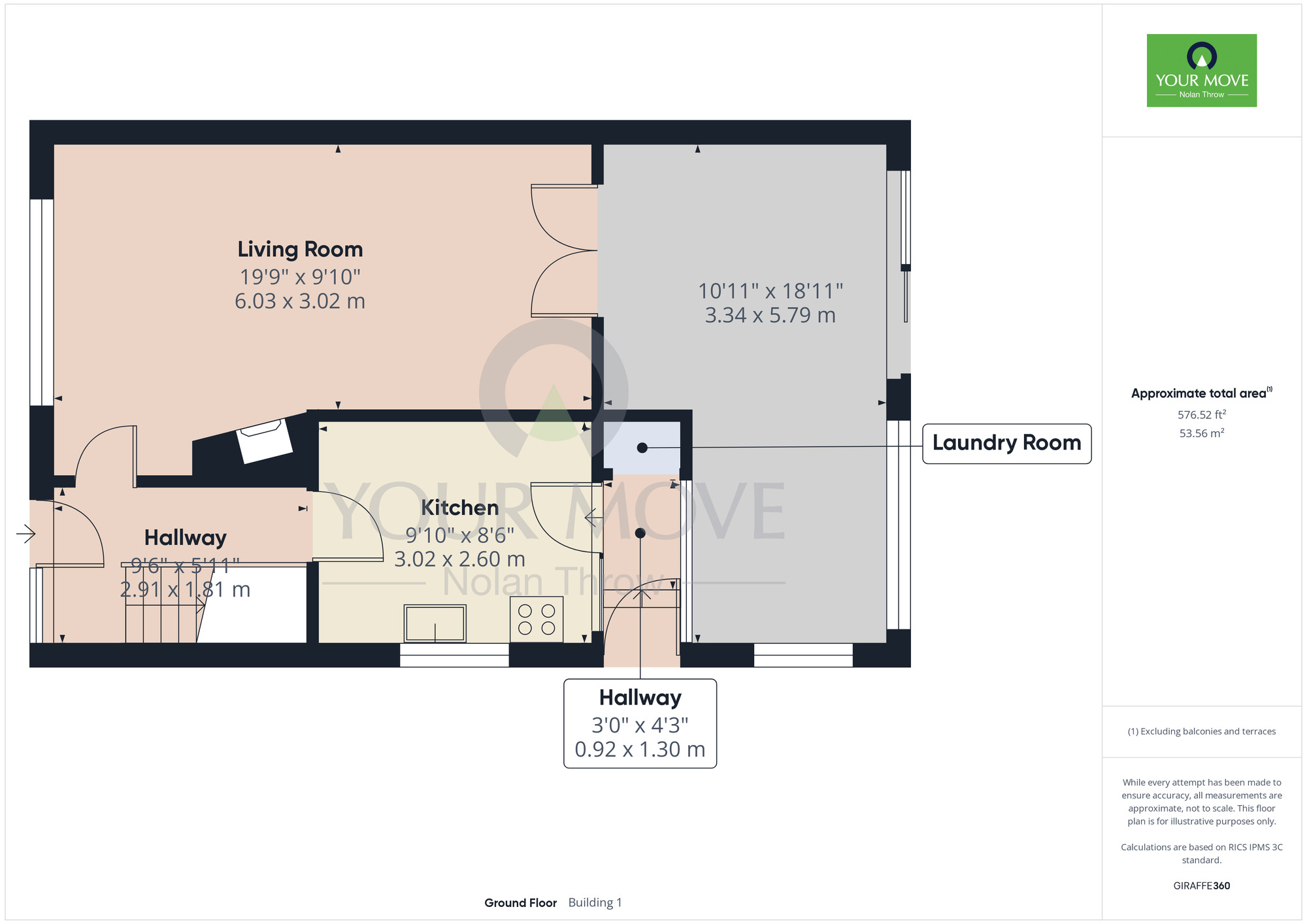 Floorplan of 3 bedroom Semi Detached House for sale, Eastern Avenue North, Kingsthorpe, Northampton, Northamptonshire, NN2