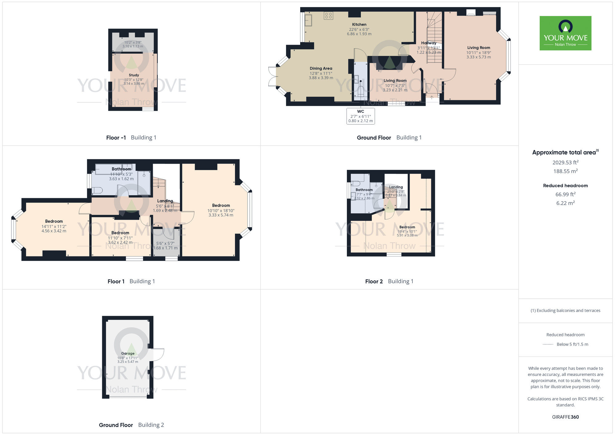 Floorplan of 4 bedroom End Terrace House for sale, Kingsthorpe Grove, Kingsthorpe, Northamptonshire, NN2