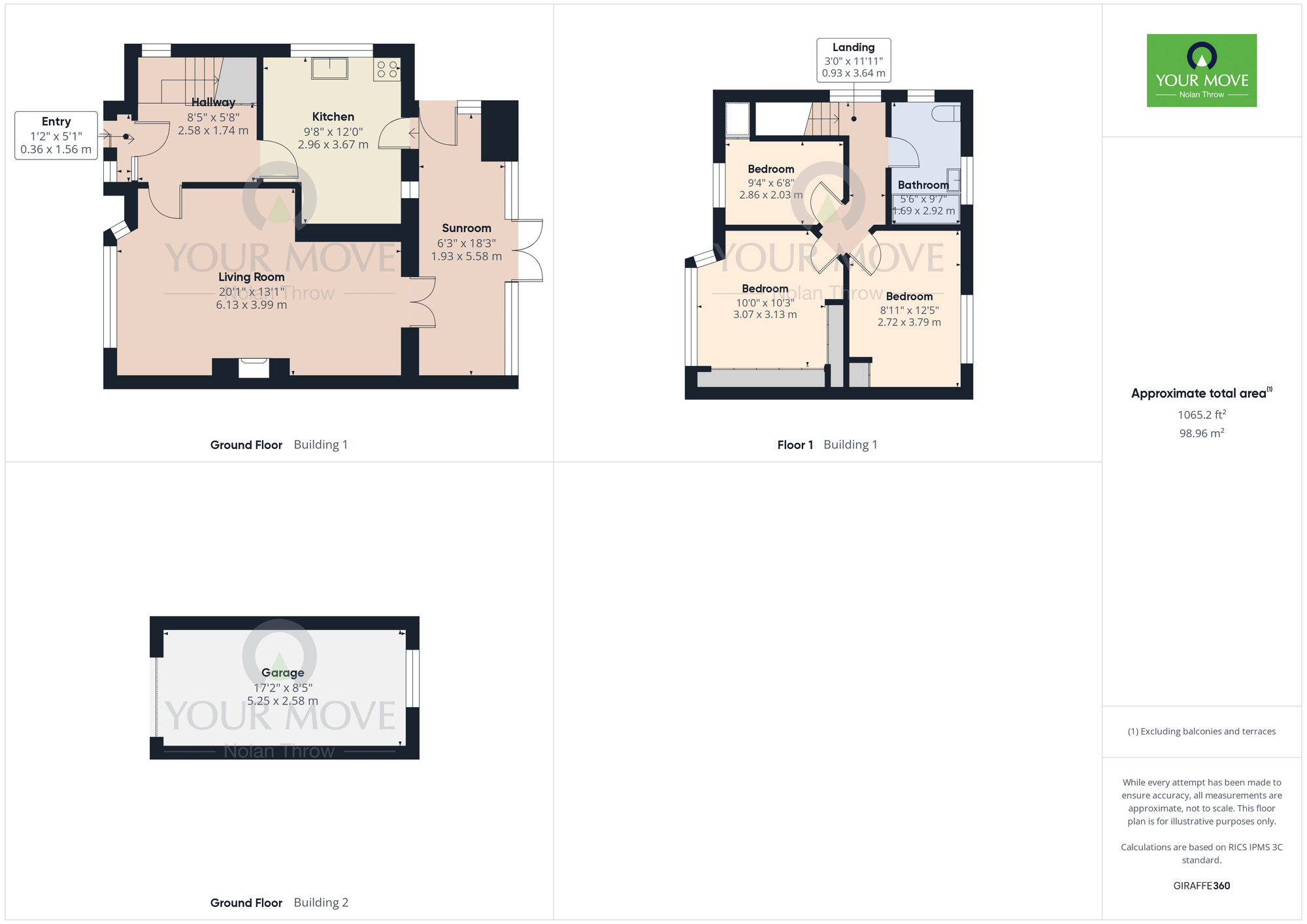 Floorplan of 3 bedroom Semi Detached House for sale, Eastern Avenue North, Kingsthorpe, Northamptonshire, NN2