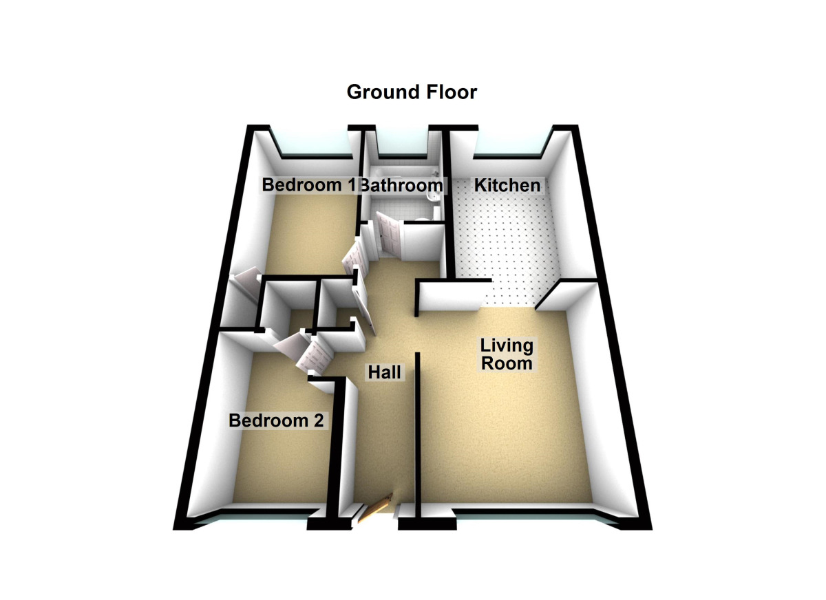 Floorplan of 2 bedroom  Flat to rent, New Cheltenham Road, Kingswood, Bristol, BS15