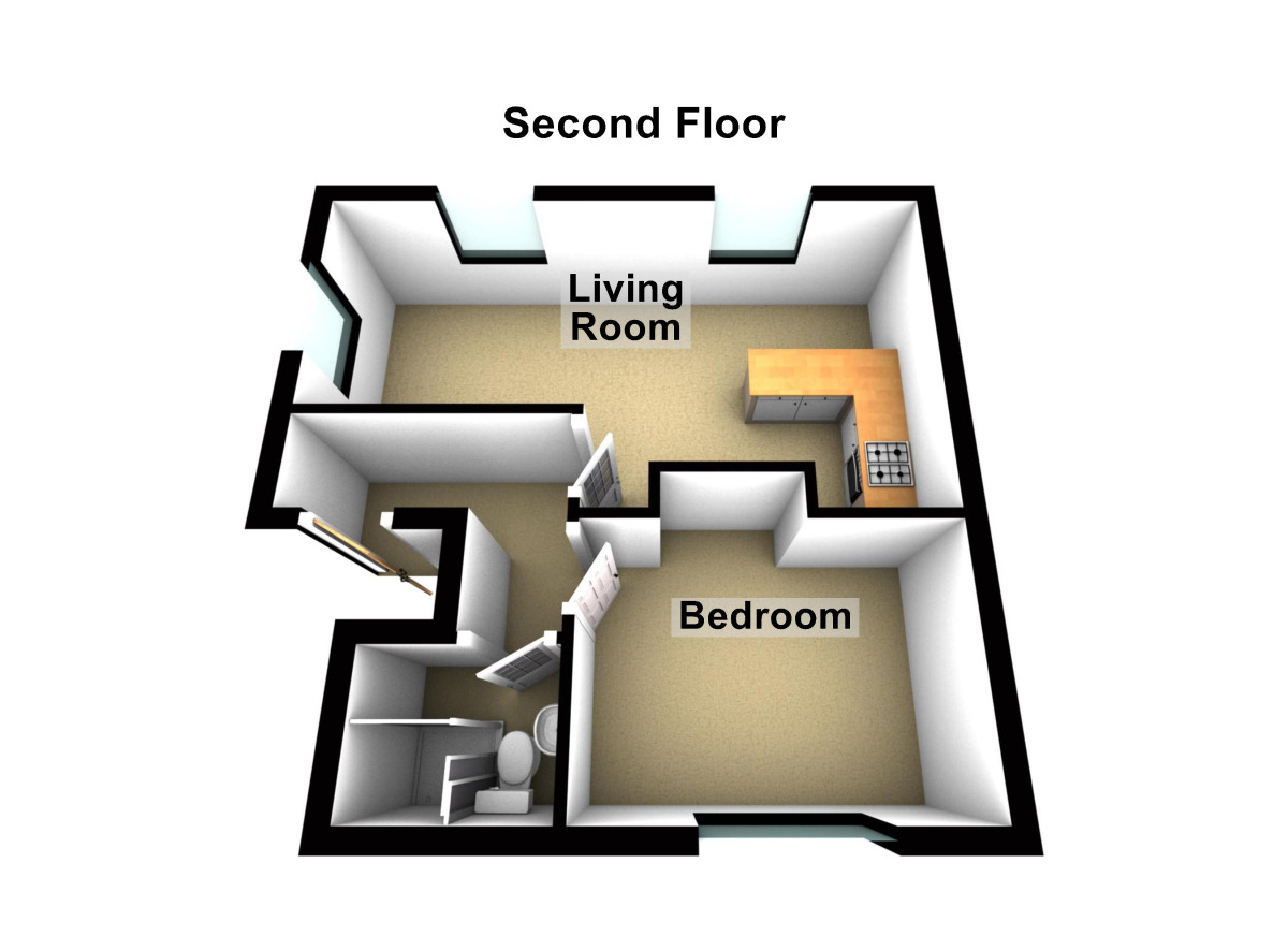 Floorplan of 1 bedroom  Flat to rent, North Street, Bedminster, Bristol, BS3