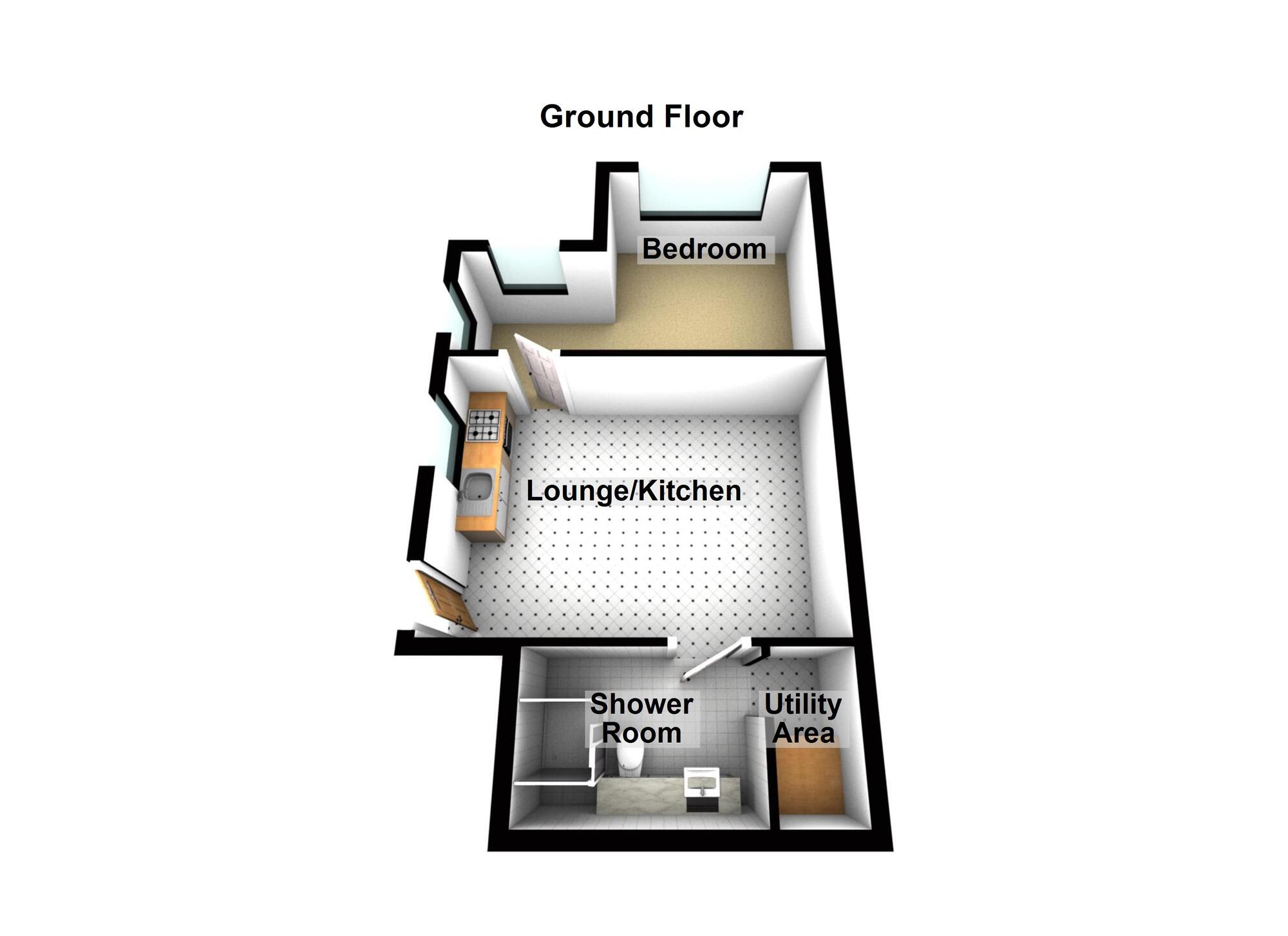 Floorplan of 1 bedroom  Flat to rent, Soundwell Road, Bristol, Gloucestershire, BS16