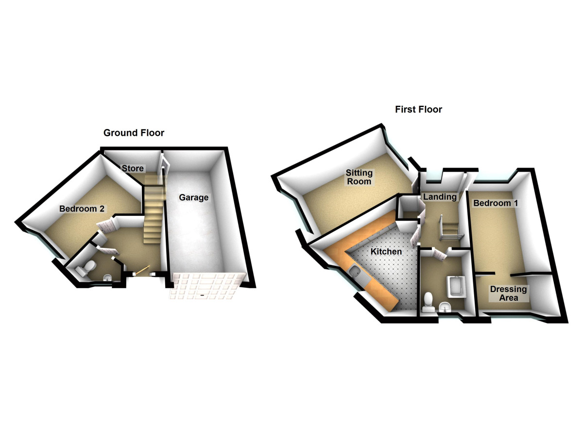 Floorplan of 2 bedroom Semi Detached House for sale, Wakeford Way, Warmley, Bristol, BS30