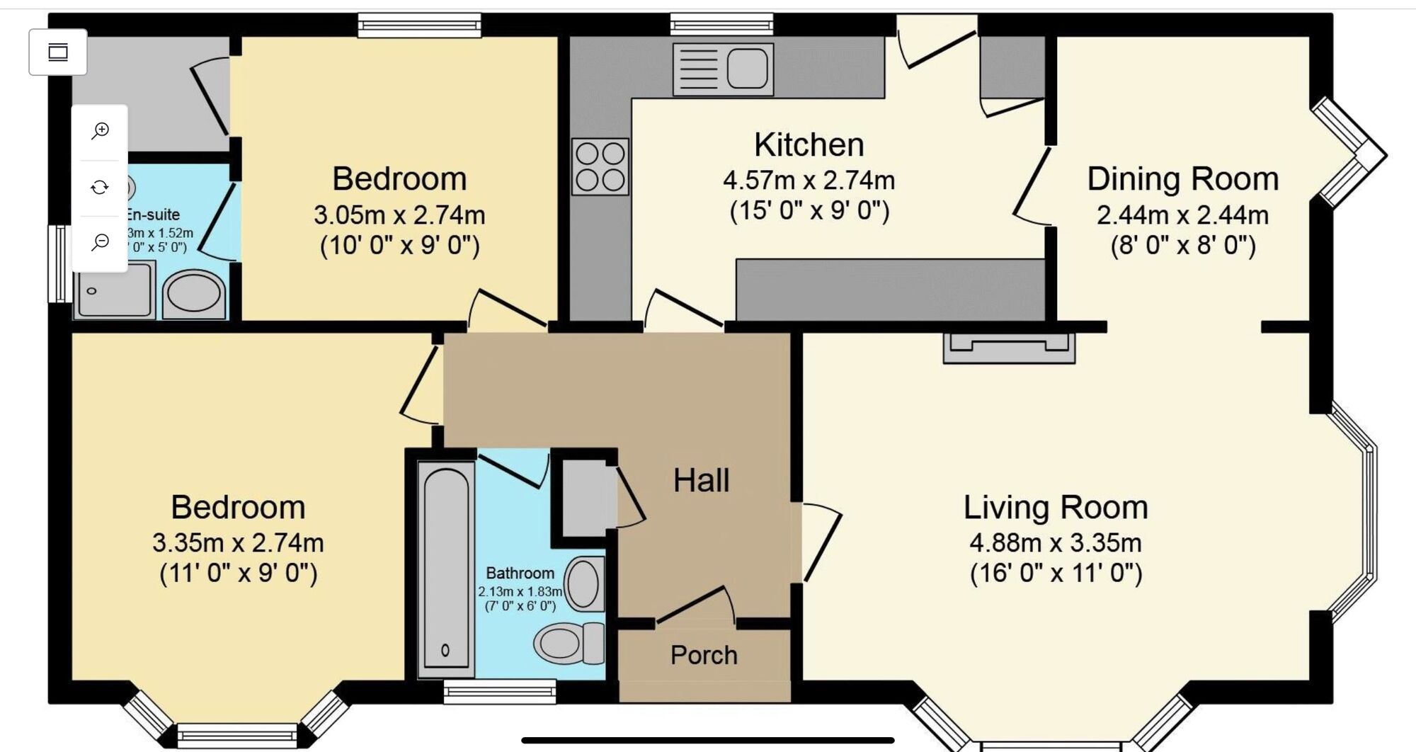 Floorplan of 2 bedroom Detached Property for sale, The Pines, Orchards Residential Park, Buckinghamshire, SL3