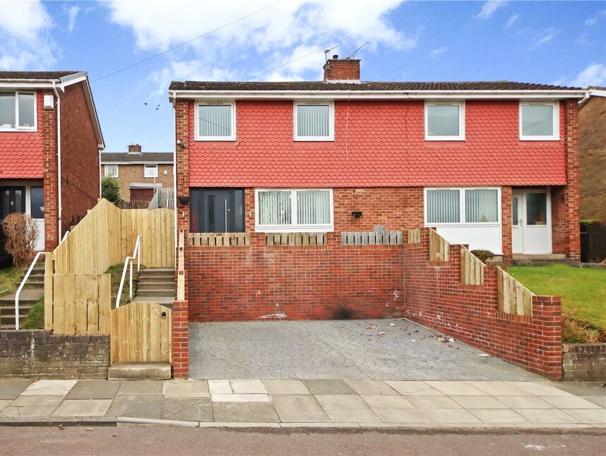 Main image of 3 bedroom Semi Detached House for sale, Grisedale Gardens, Gateshead, NE9