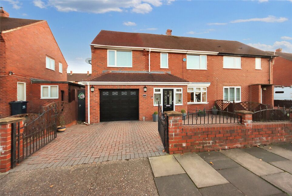 Main image of 4 bedroom Semi Detached House for sale, Manor Gardens, Wardley, Gateshead, NE10