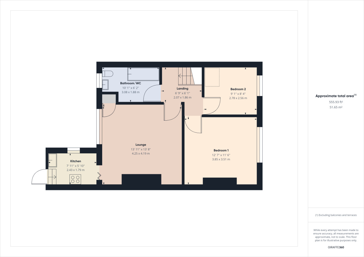 Floorplan of 2 bedroom  Flat for sale, Maxwell Street, Gateshead, NE8