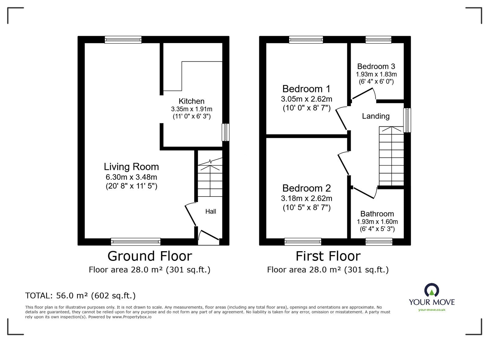 Floorplan of 3 bedroom Semi Detached House for sale, George Avenue, Meir, Staffordshire, ST3