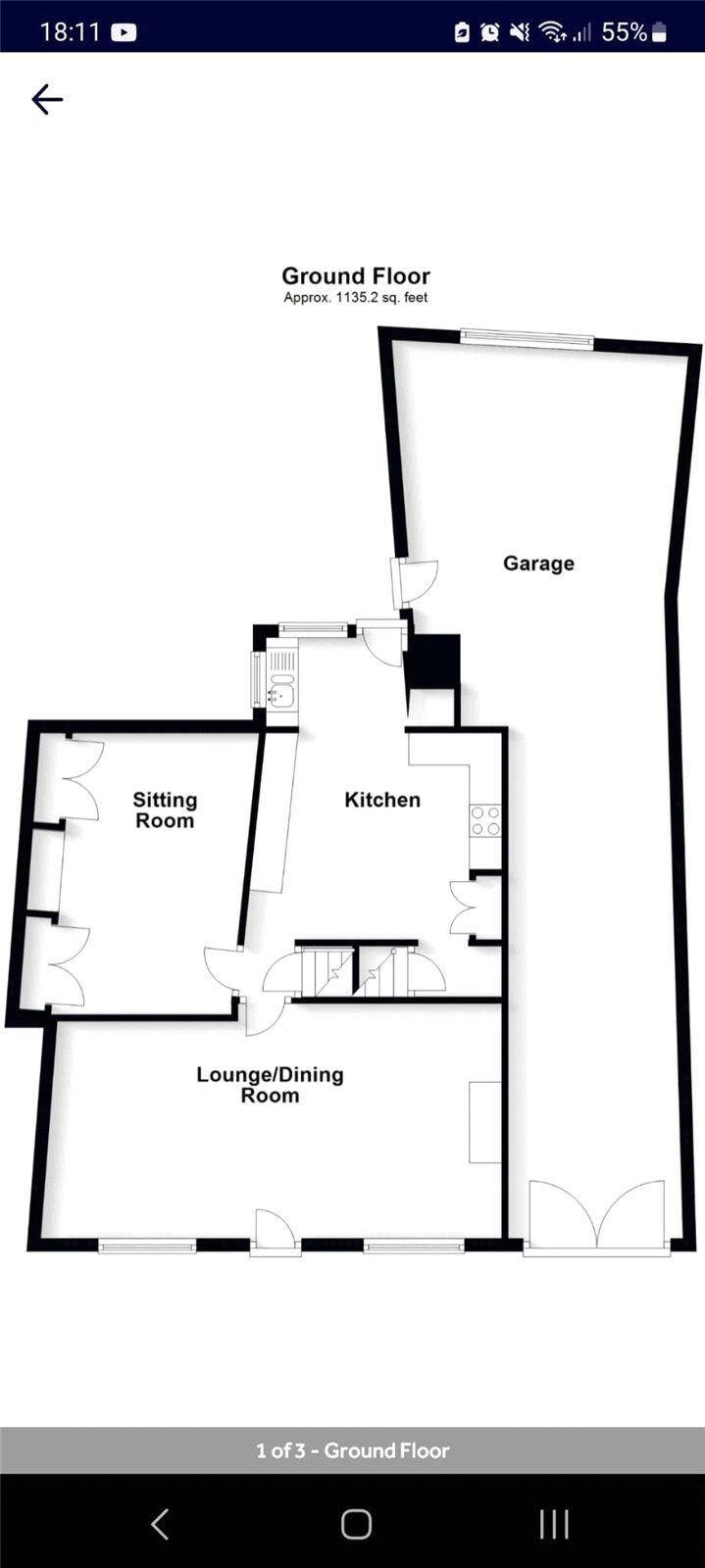 Floorplan of 3 bedroom Mid Terrace House for sale, High Street, Kingsley, Staffordshire, ST10