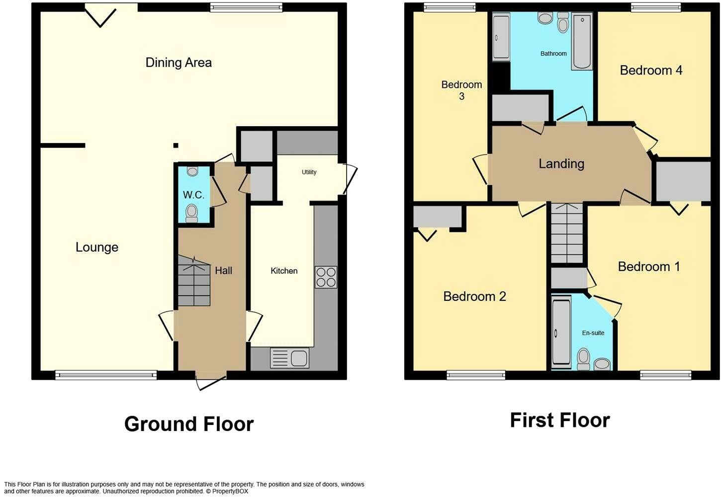 Floorplan of 4 bedroom Detached House for sale, James Grundy Avenue, Trentham, Staffordshire, ST4