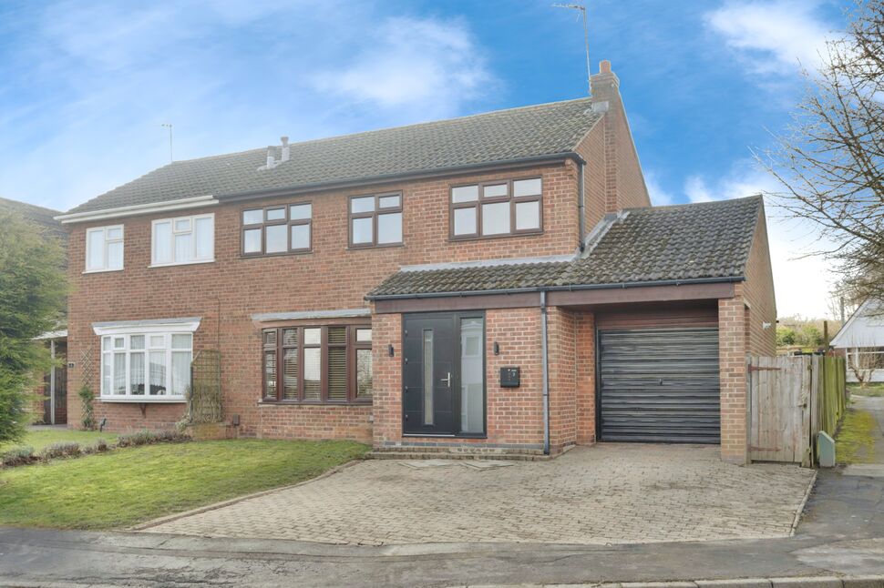 Main image of 4 bedroom Semi Detached House for sale, Beaumaris Crescent, Shepshed, Leicestershire, LE12