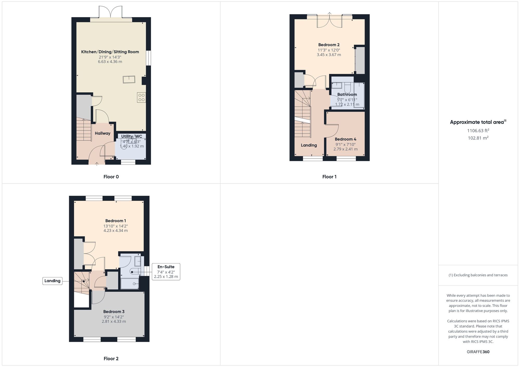 Floorplan of 4 bedroom End Terrace House for sale, Shoe Lane, Paulton, Somerset, BS39