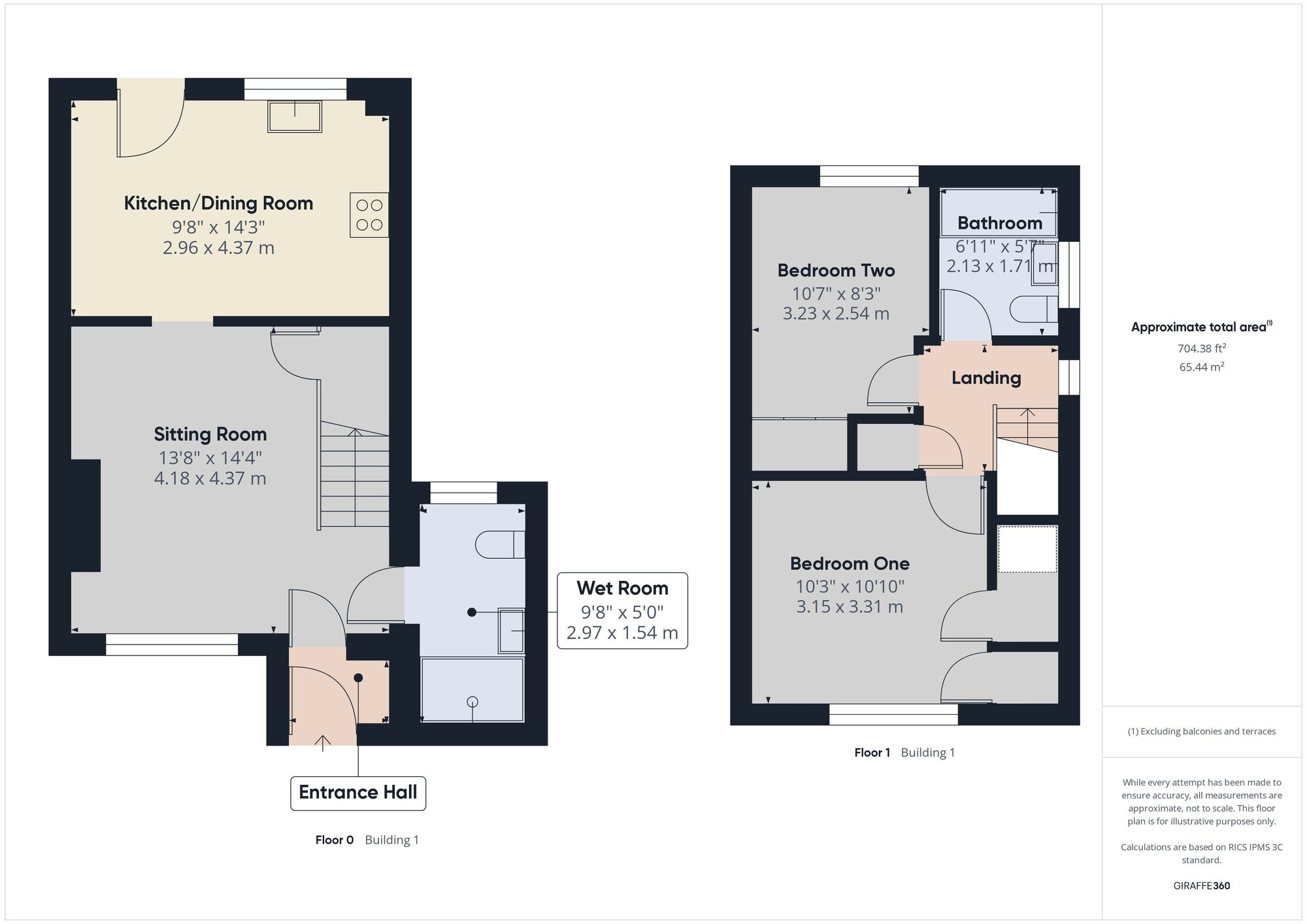 Floorplan of 2 bedroom Semi Detached House for sale, Clover Close, Paulton, Somerset, BS39