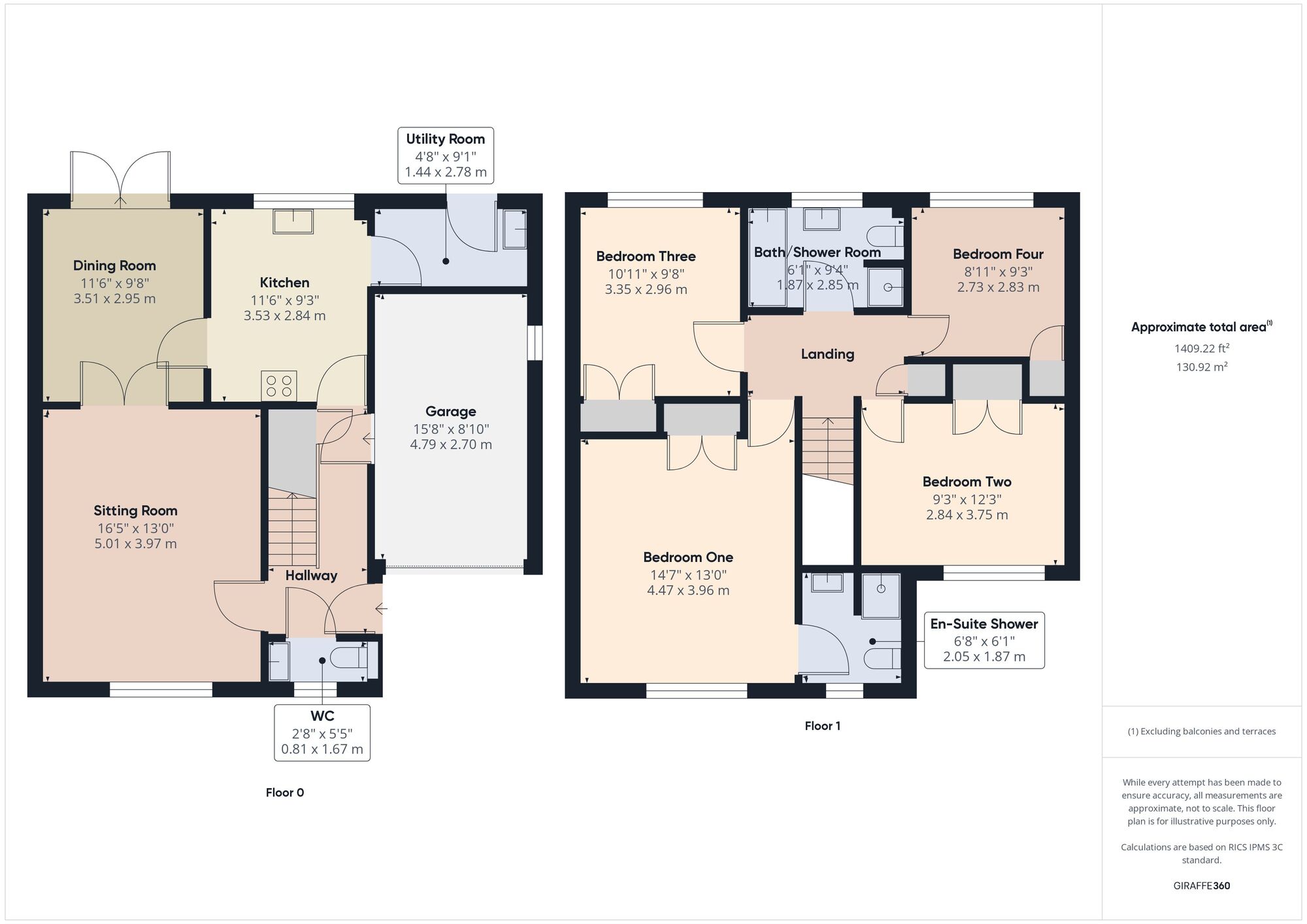 Floorplan of 4 bedroom Detached House for sale, Kilmersdon Road, Radstock, Somerset, BA3