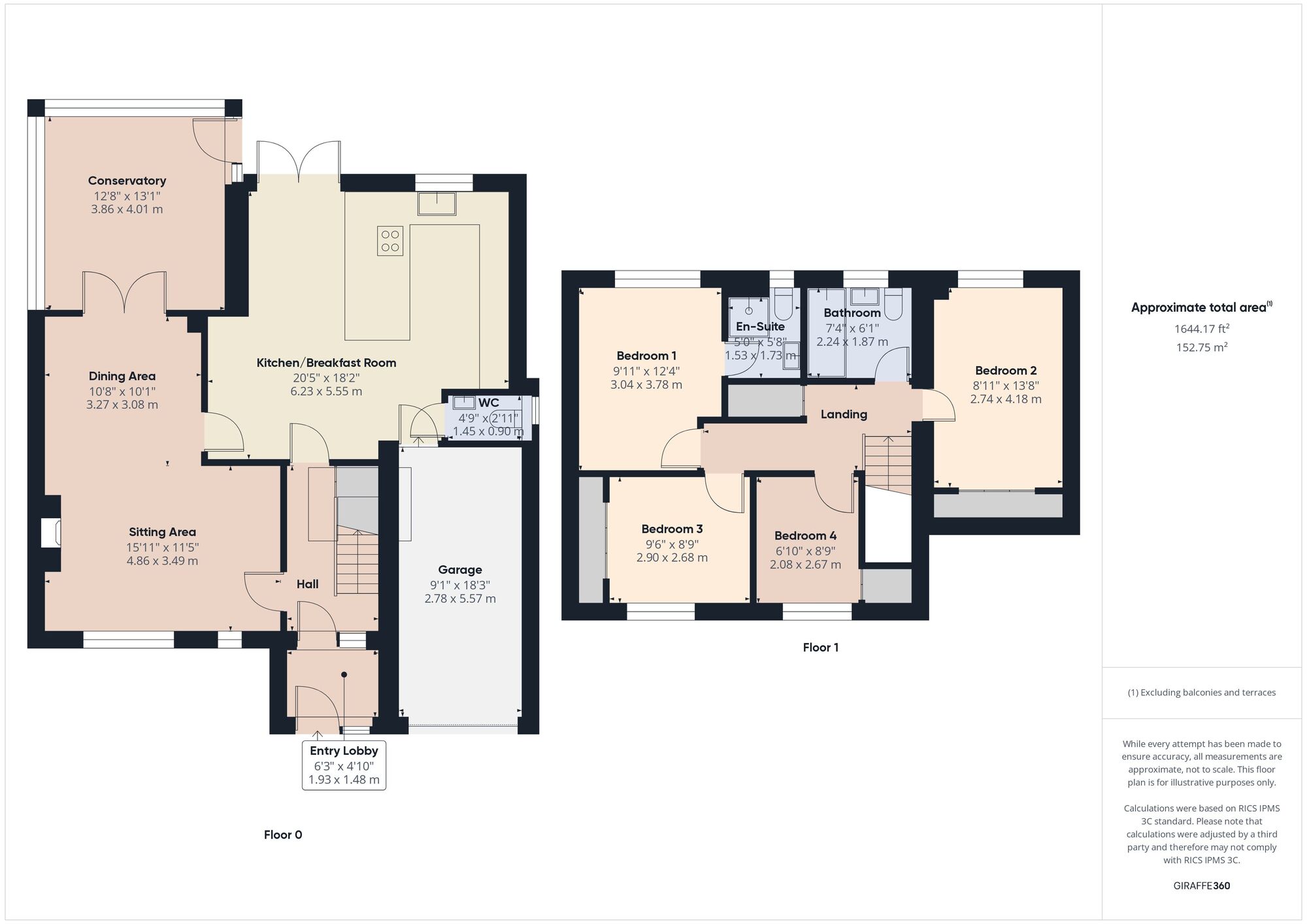 Floorplan of 4 bedroom Detached House for sale, The Mead, Timsbury, Somerset, BA2