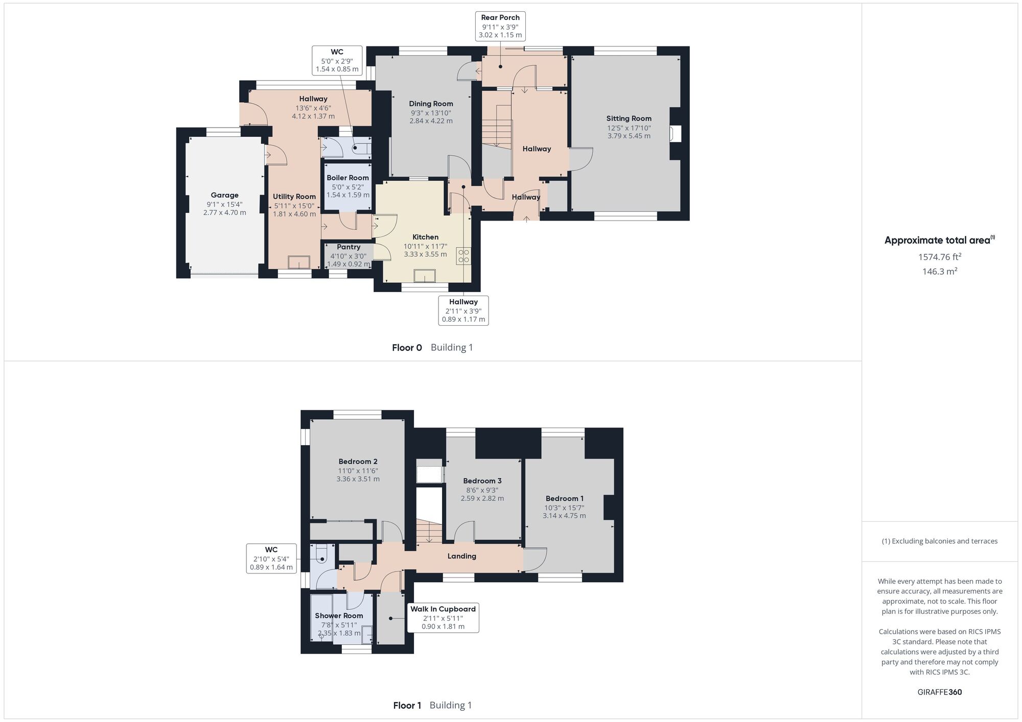 Floorplan of 3 bedroom Detached House to rent, Peasedown St. John, Bath, Somerset, BA2