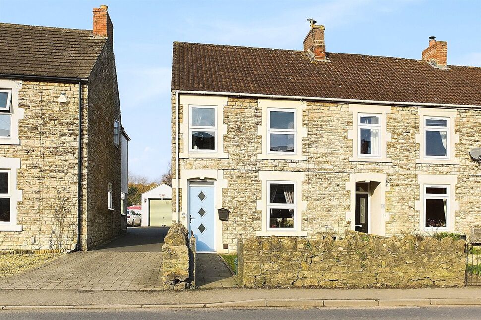 Main image of 3 bedroom End Terrace House for sale, Fosseway, Westfield, Somerset, BA3