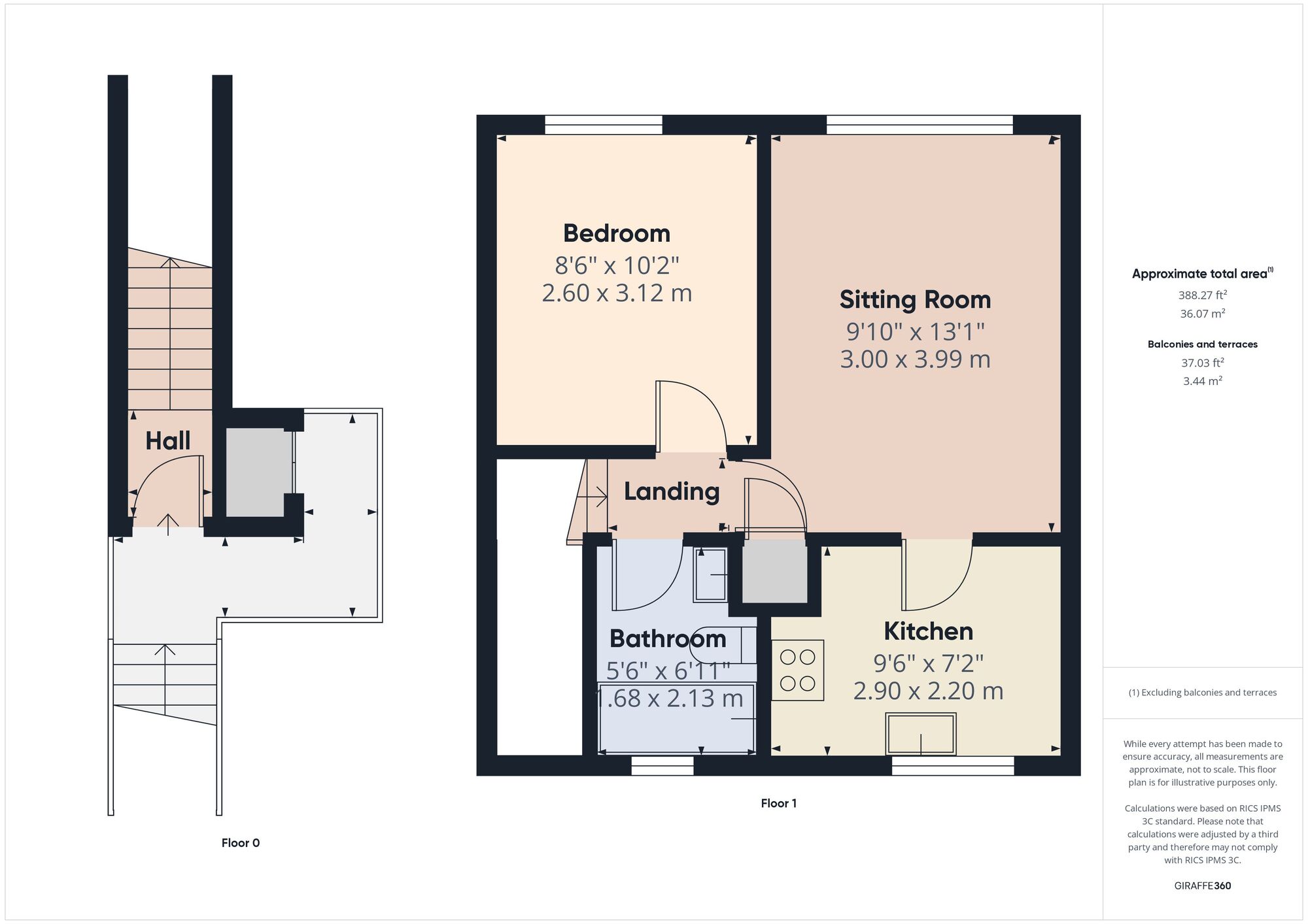 Floorplan of 1 bedroom  Flat to rent, Victoria Place, Farrington Road, Bristol, BS39