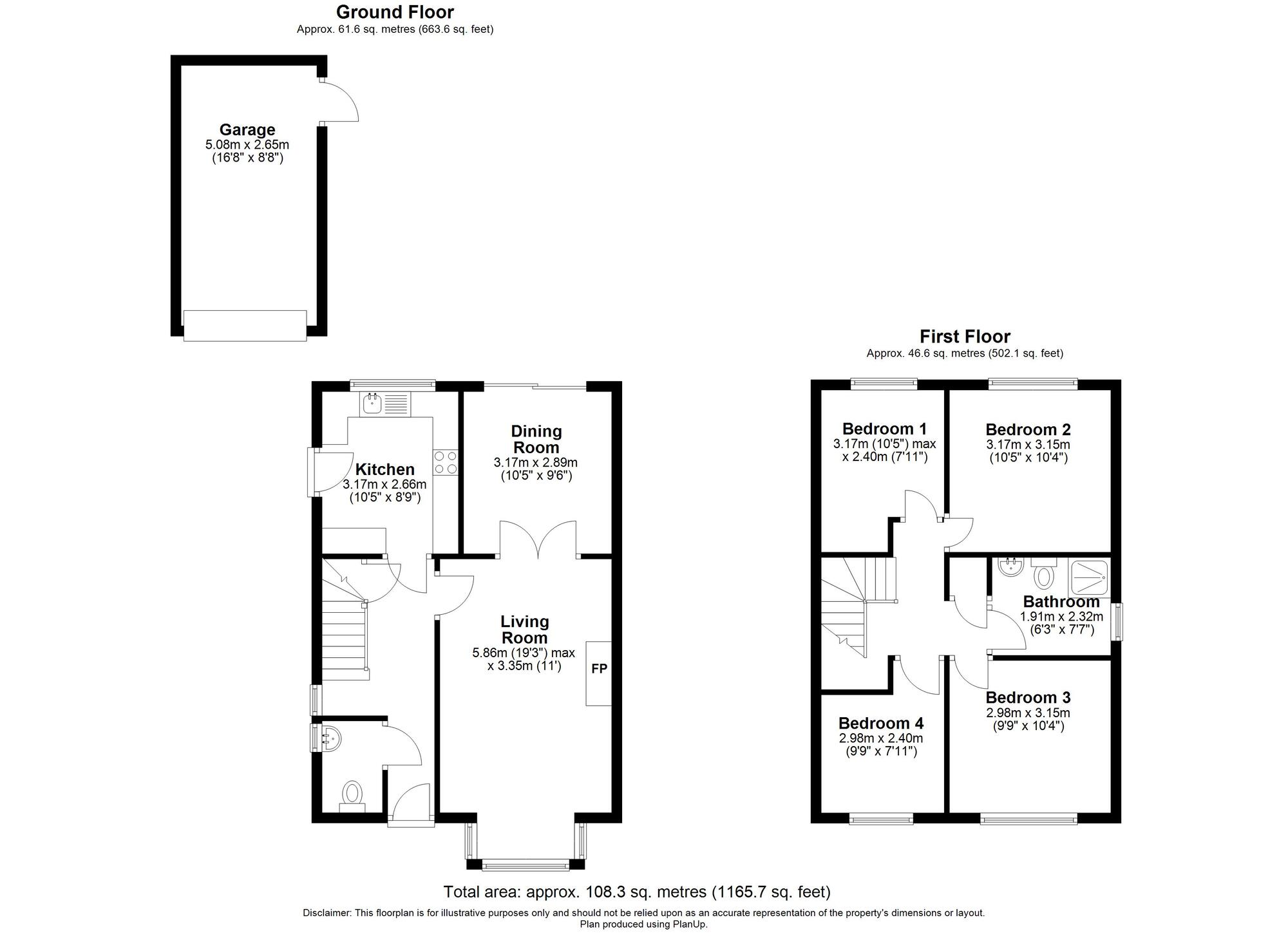 Floorplan of 4 bedroom Detached House for sale, Harewood Drive, Taverham, Norfolk, NR8