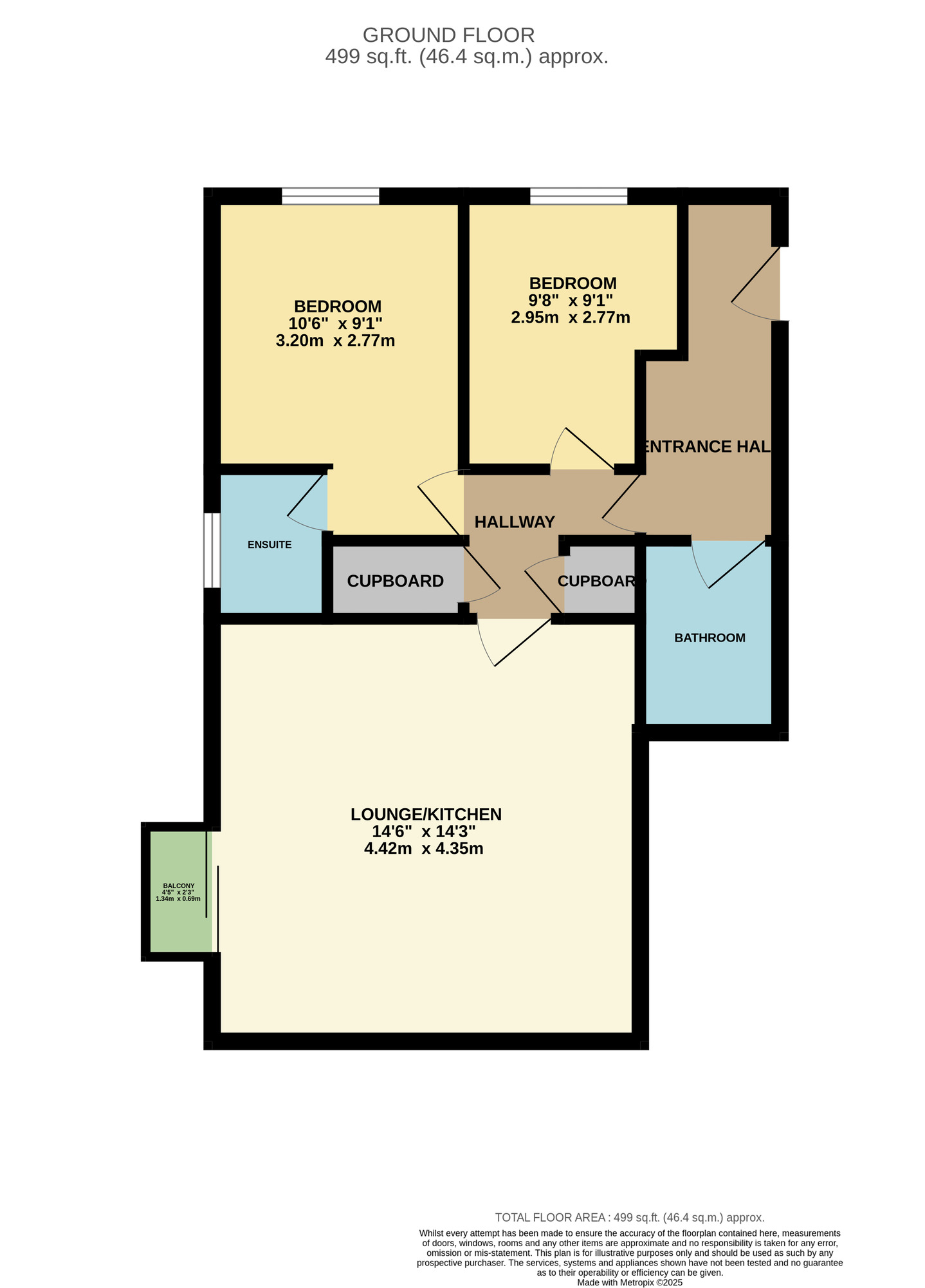 Floorplan of 2 bedroom  Flat for sale, St. Ann Lane, Norwich, Norfolk, NR1