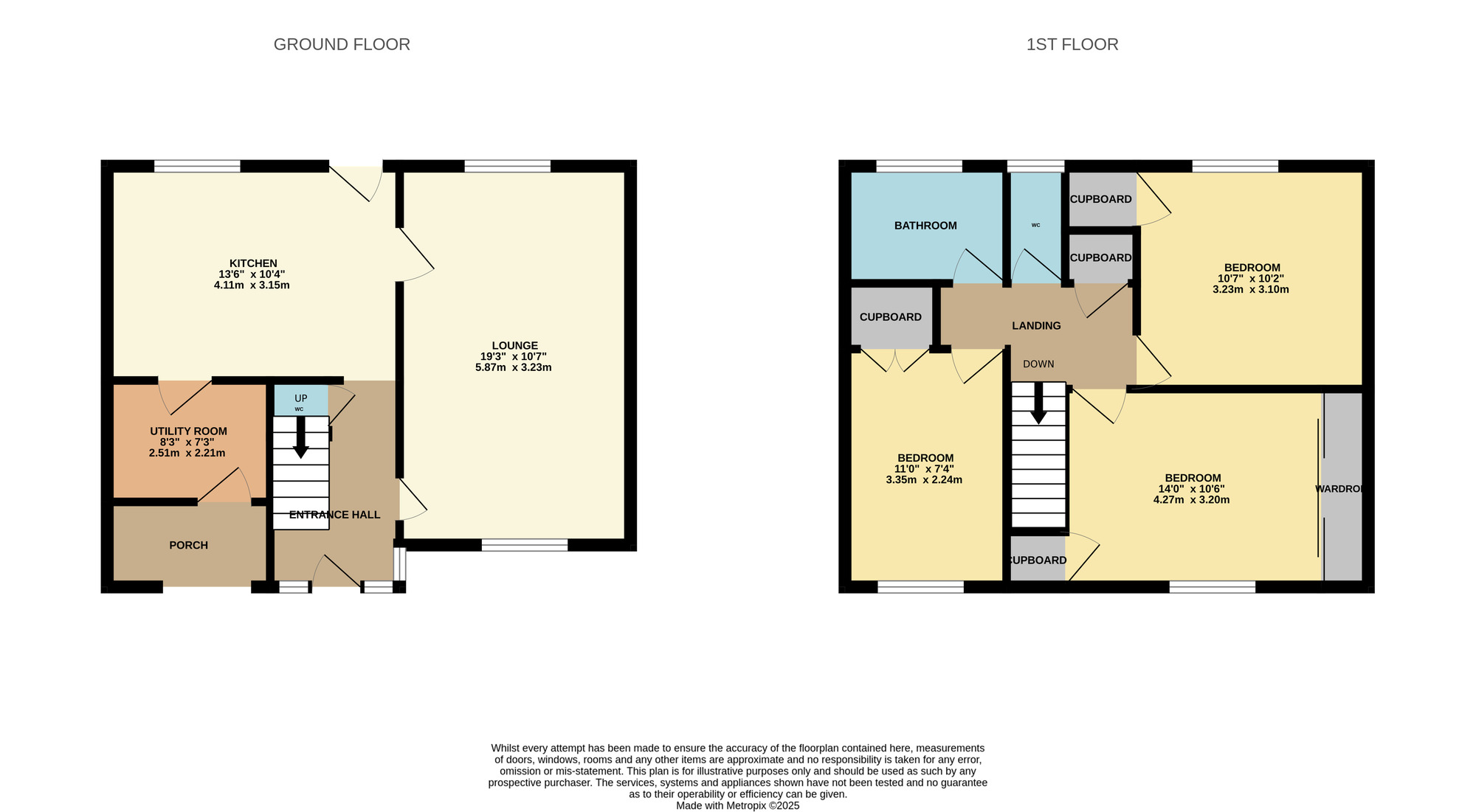 Floorplan of 3 bedroom End Terrace House for sale, Sale Road, Norwich, Norfolk, NR7