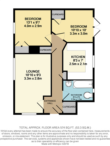 Floorplan of 2 bedroom  Flat for sale, Theobald Road, Norwich, Norfolk, NR1