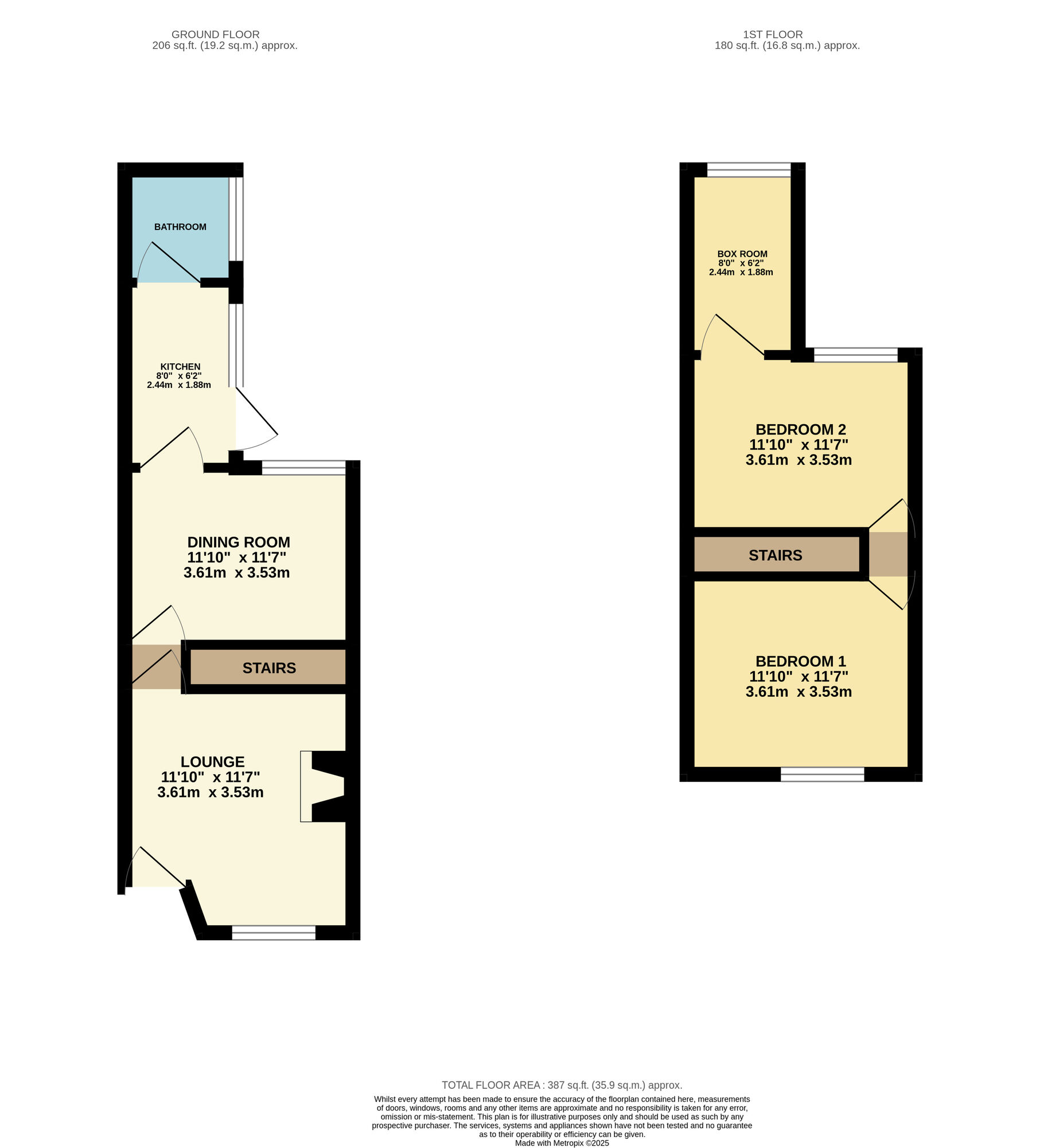 Floorplan of 3 bedroom Mid Terrace House for sale, Pelham Road, Norwich, Norfolk, NR3