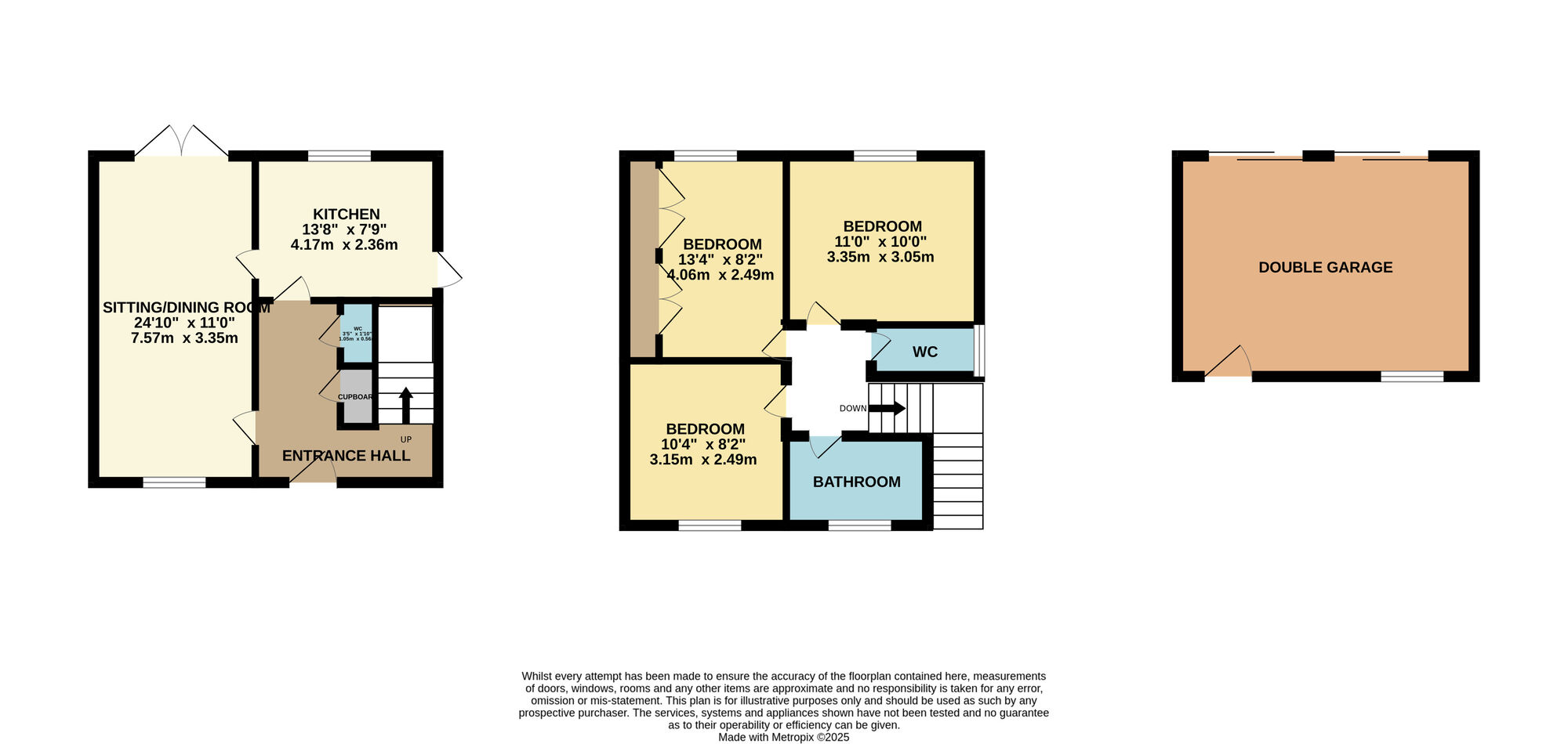 Floorplan of 3 bedroom Detached House for sale, Prince Andrews Road, Norwich, Norfolk, NR6