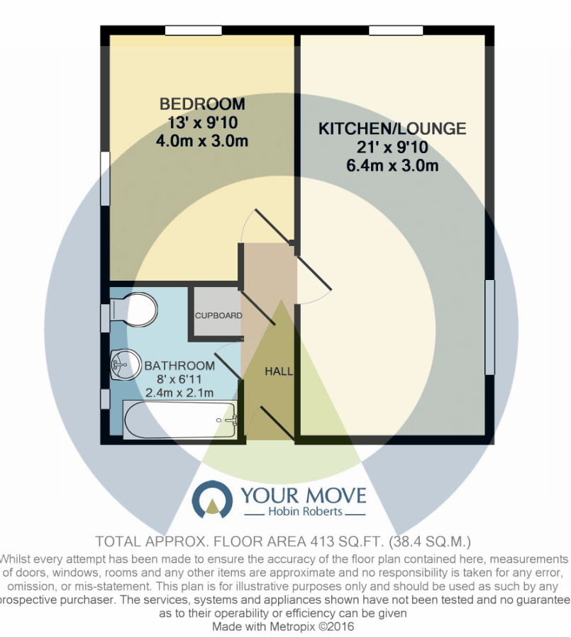 Floorplan of 1 bedroom  Flat to rent, Sheep Street, Northampton, NN1