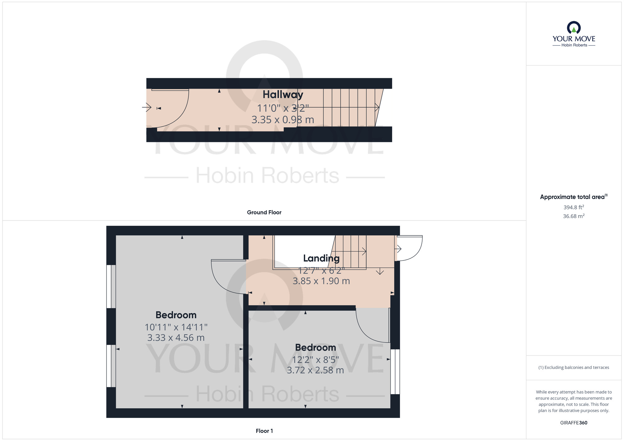 Floorplan of 1 bedroom  Flat to rent, 51b Overstone Road, The Mounts, Northampton, NN1