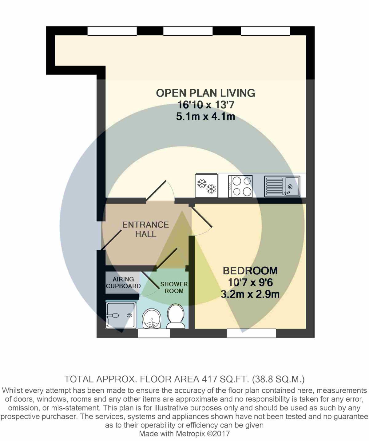 Floorplan of 1 bedroom  Flat to rent, Dunster House, Dunster Street, NN1