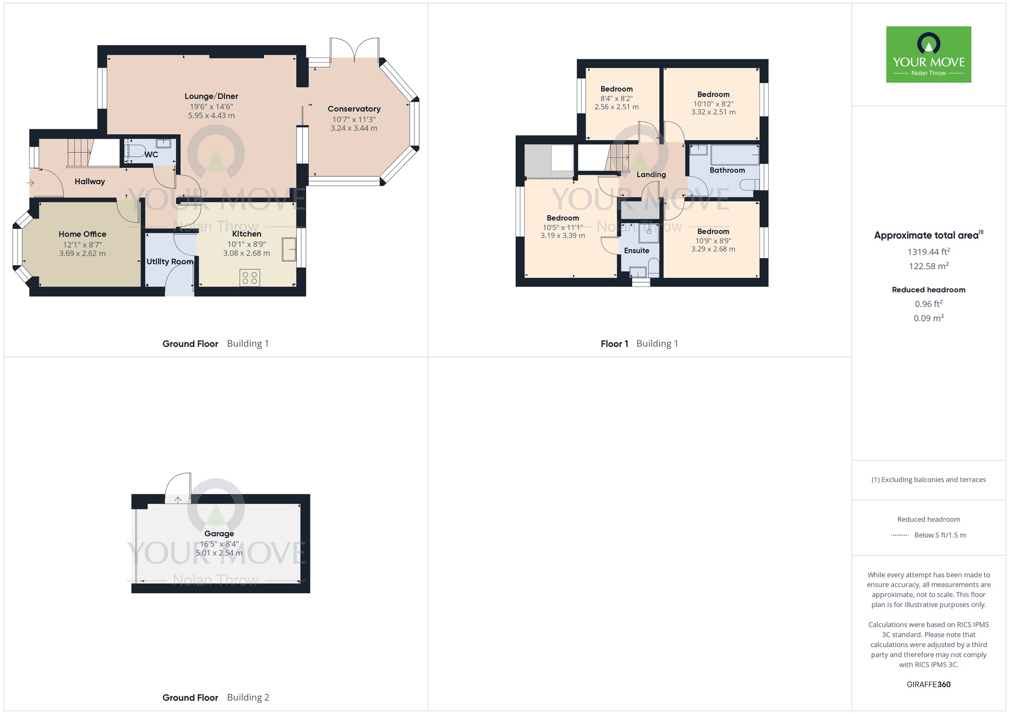 Floorplan of 4 bedroom Detached House to rent, Volunteer Close, Wootton, Northampton, NN4