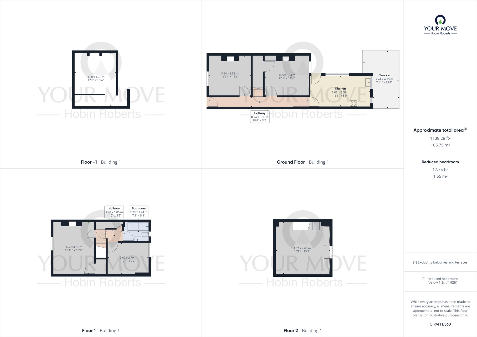 Floorplan of 3 bedroom Mid Terrace House to rent, Victoria Road, Northampton, Northamptonshire, NN1