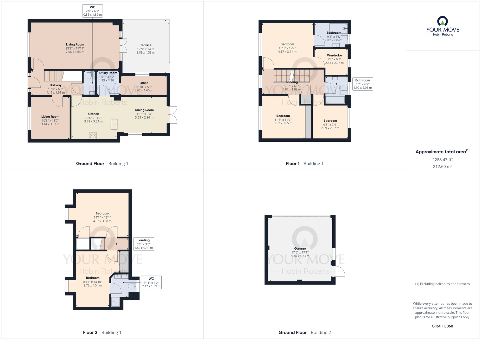 Floorplan of 5 bedroom Detached House to rent, Rowan Close, Grange Park, Northampton, NN4