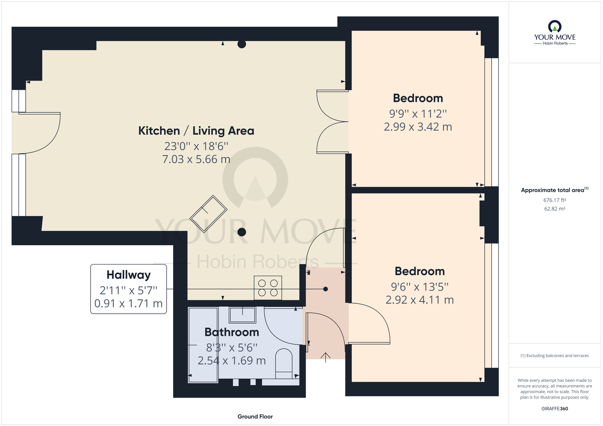 Floorplan of 2 bedroom  Flat to rent, Duke Street, Northampton, NN1