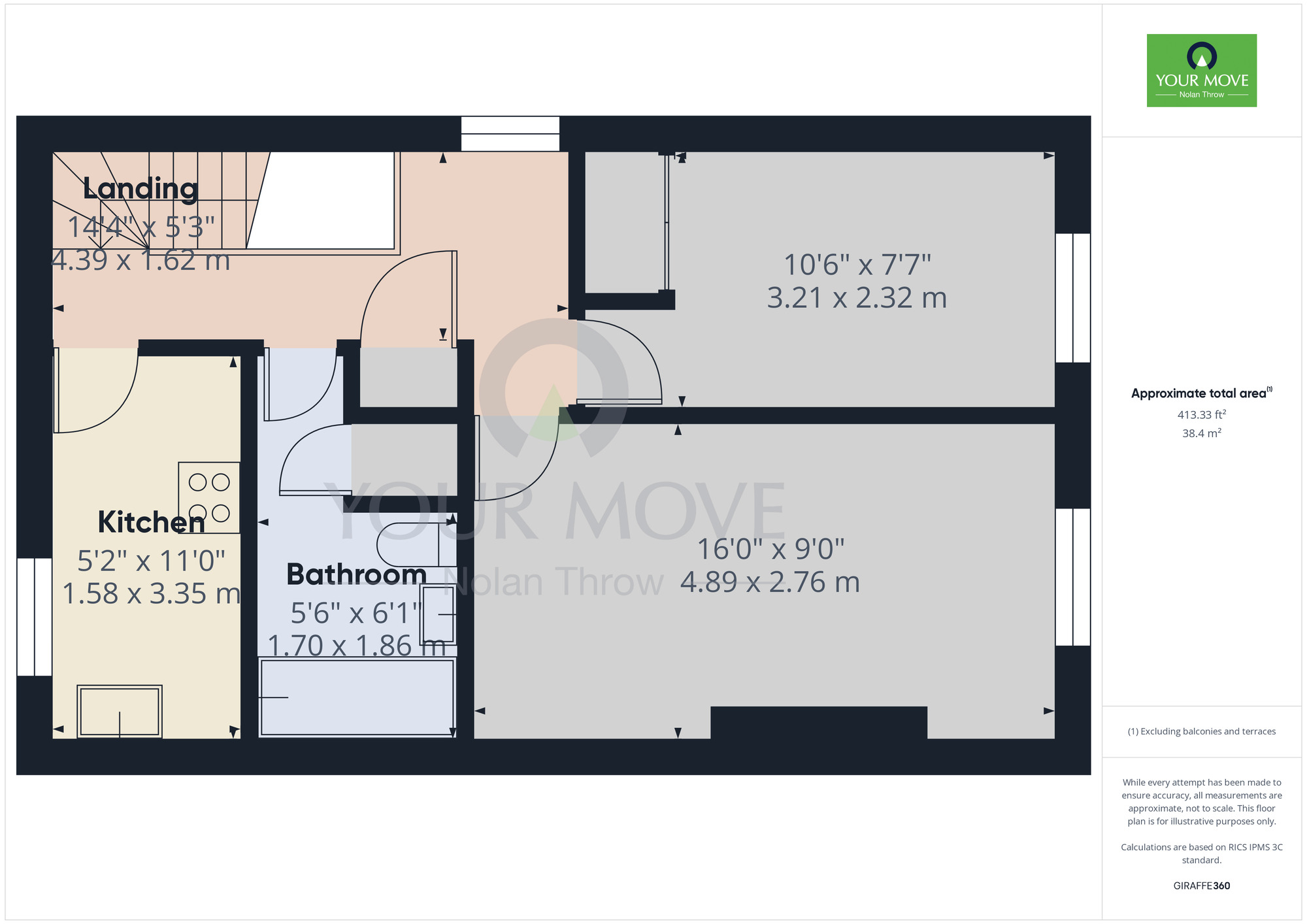 Floorplan of 1 bedroom  Flat to rent, Victoria Road, Northampton, NN1