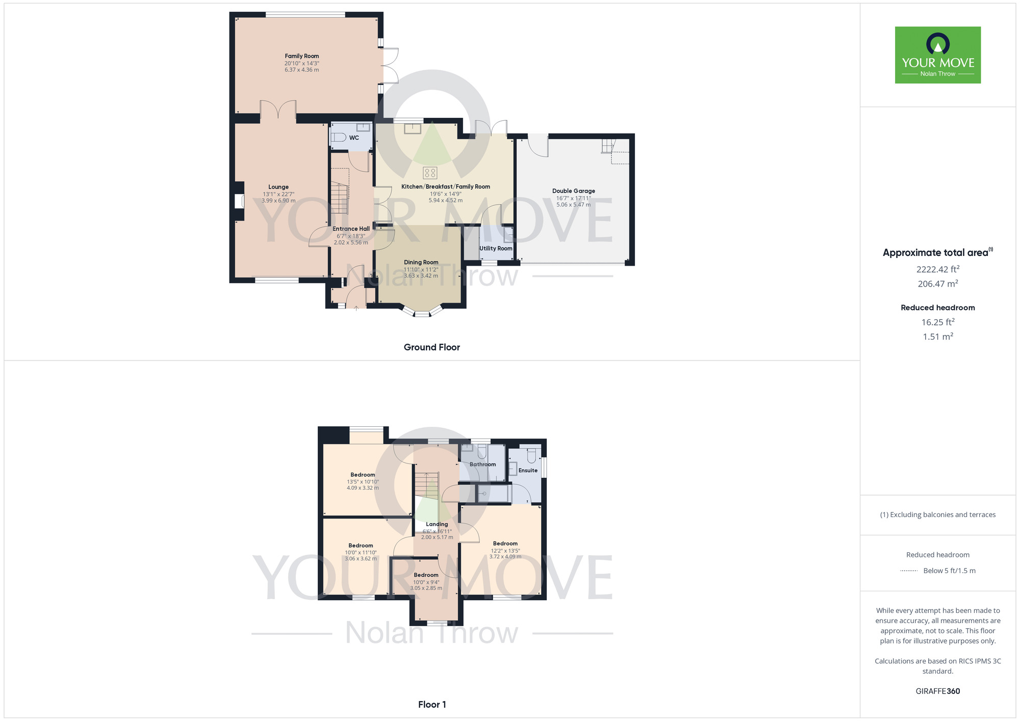 Floorplan of 4 bedroom Detached House for sale, Ash Lane, Collingtree Village, Northampton, NN4