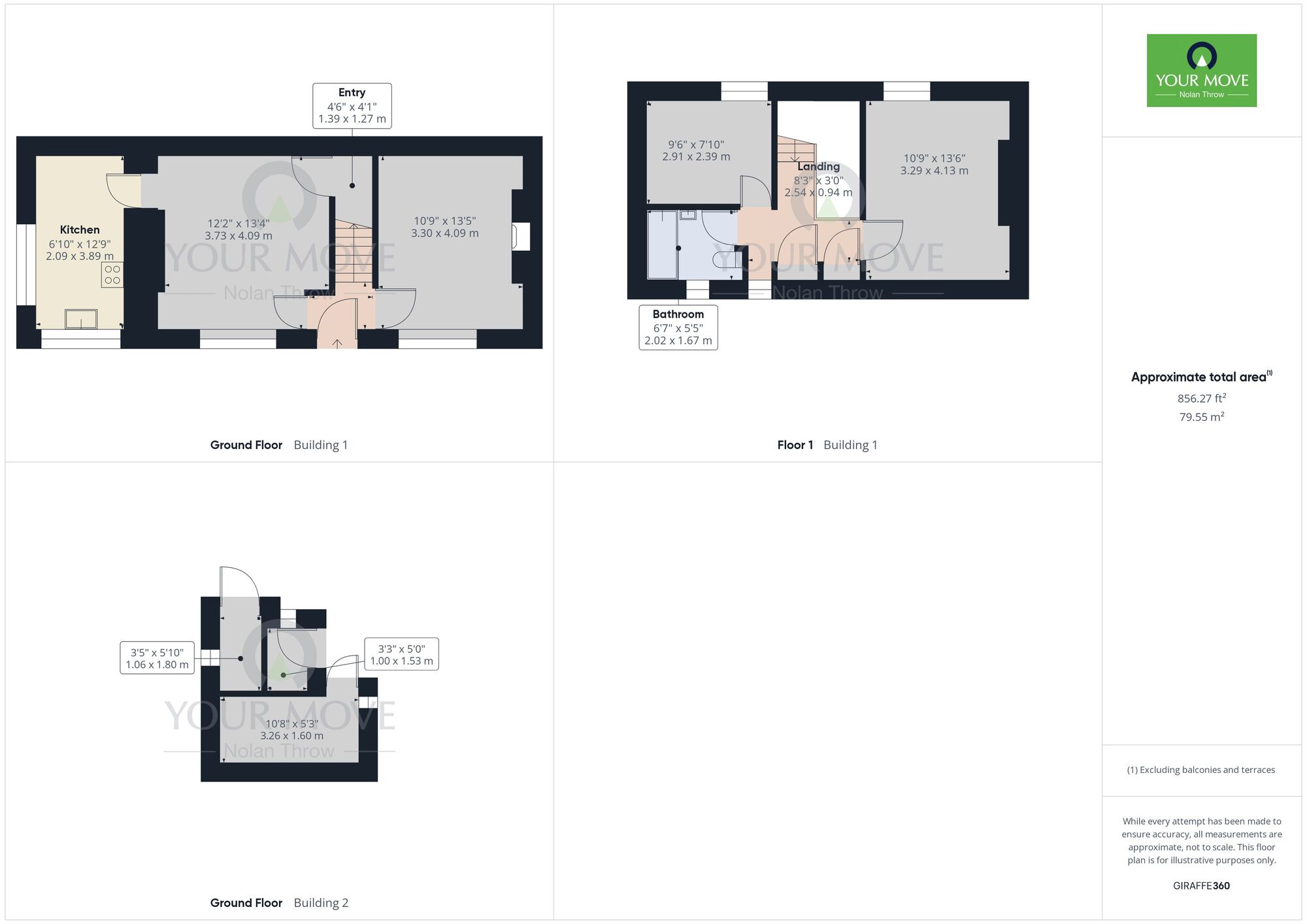 Floorplan of 2 bedroom Semi Detached House for sale, The Archway, Wellingborough Road, Abington, Northampton, NN3