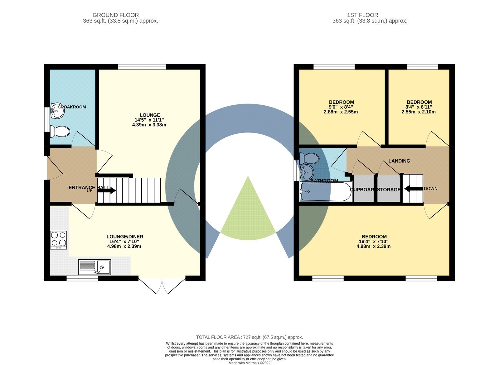 Floorplan of 3 bedroom Semi Detached House for sale, Ironstone Lane, Northampton, Northamptonshire, NN4