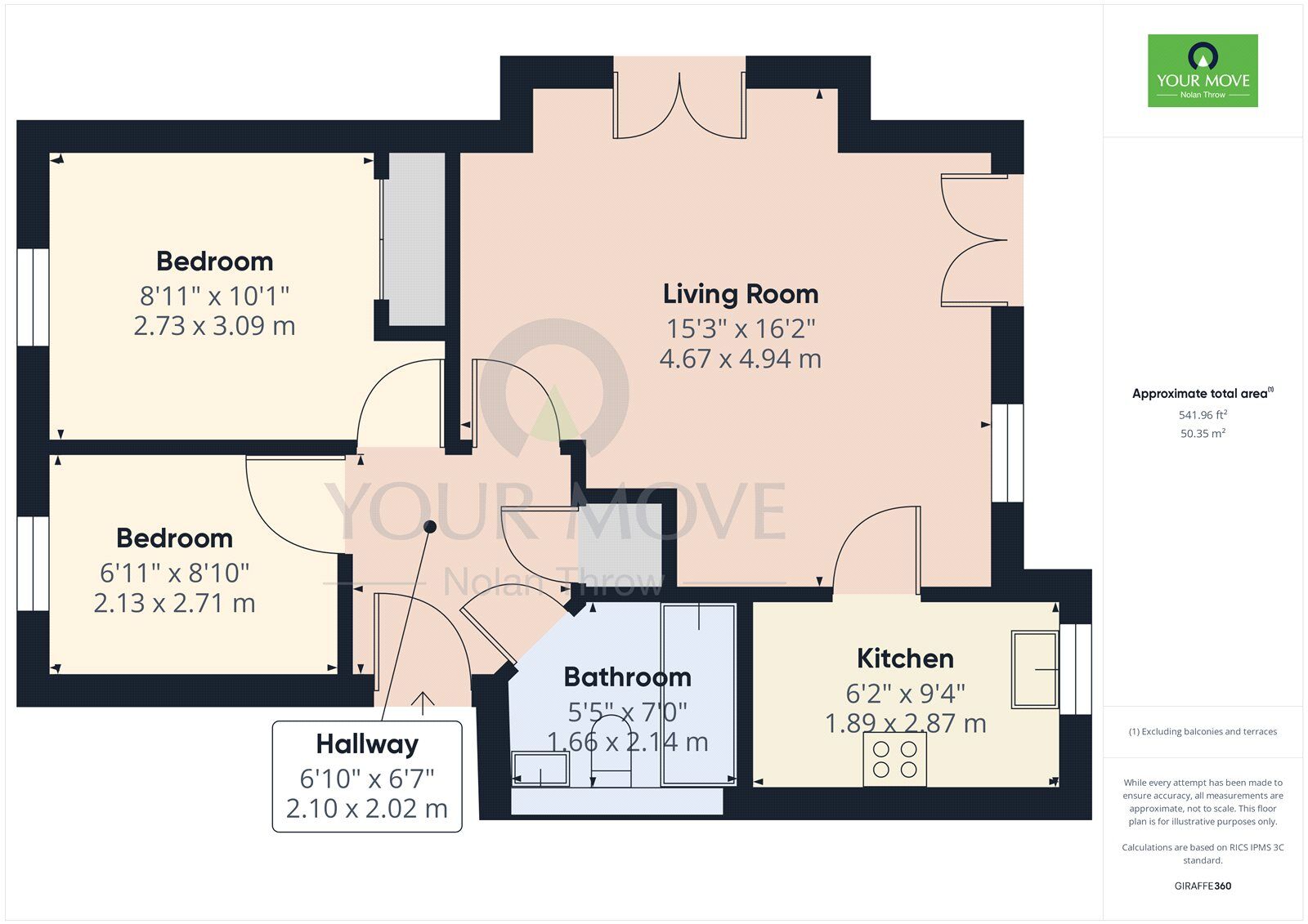 Floorplan of 2 bedroom  Flat to rent, Henry Bird Way, Northampton, Northamptonshire, NN4