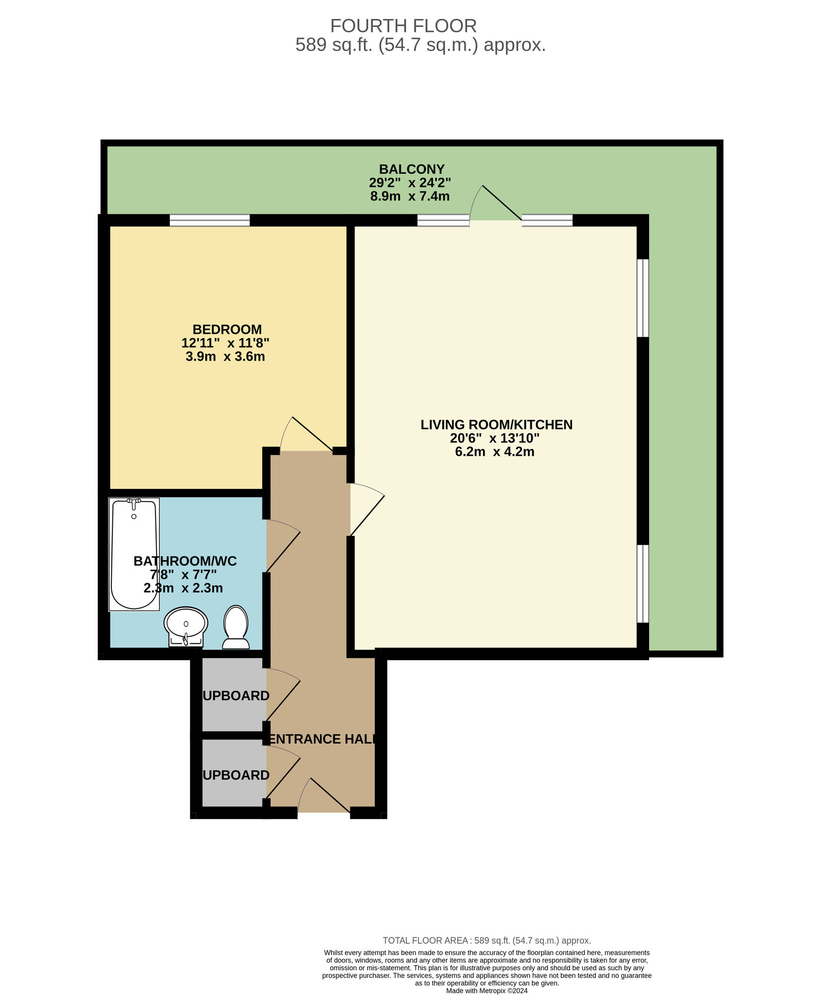 Floorplan of 1 bedroom  Flat for sale, High Street, Orpington, BR6