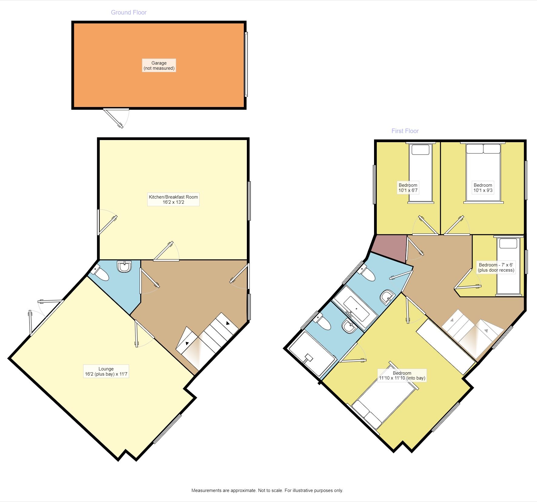 Floorplan of 4 bedroom Semi Detached House to rent, Kensington Way, Polegate, East Sussex, BN26