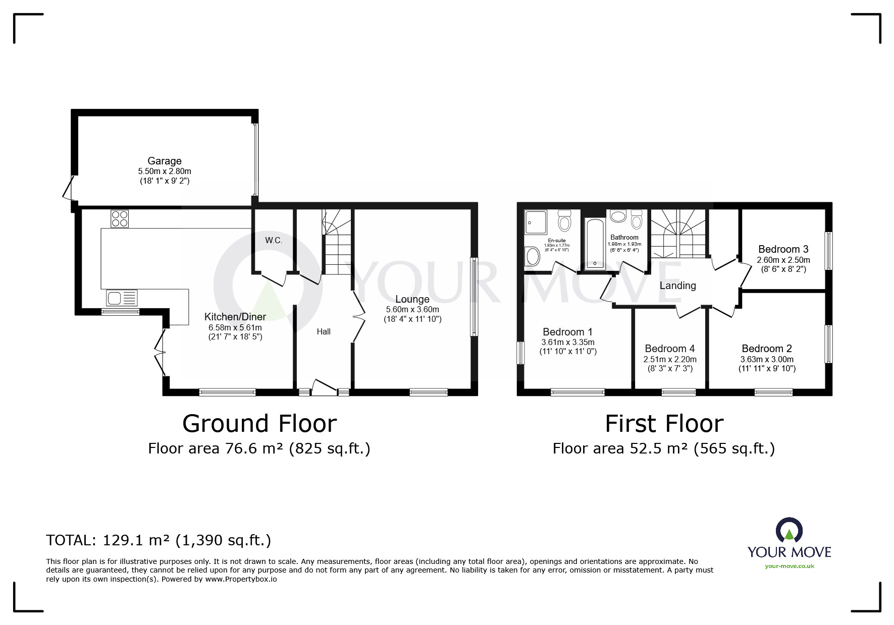 Floorplan of 4 bedroom Detached House for sale, Cheney Road, Minster, Kent, CT12