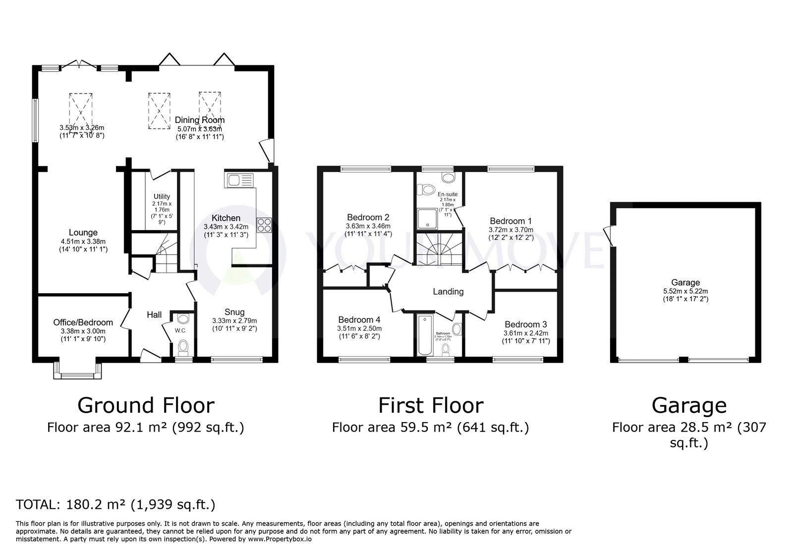 Floorplan of 5 bedroom Detached House to rent, Ellington Way, Broadstairs, Kent, CT10