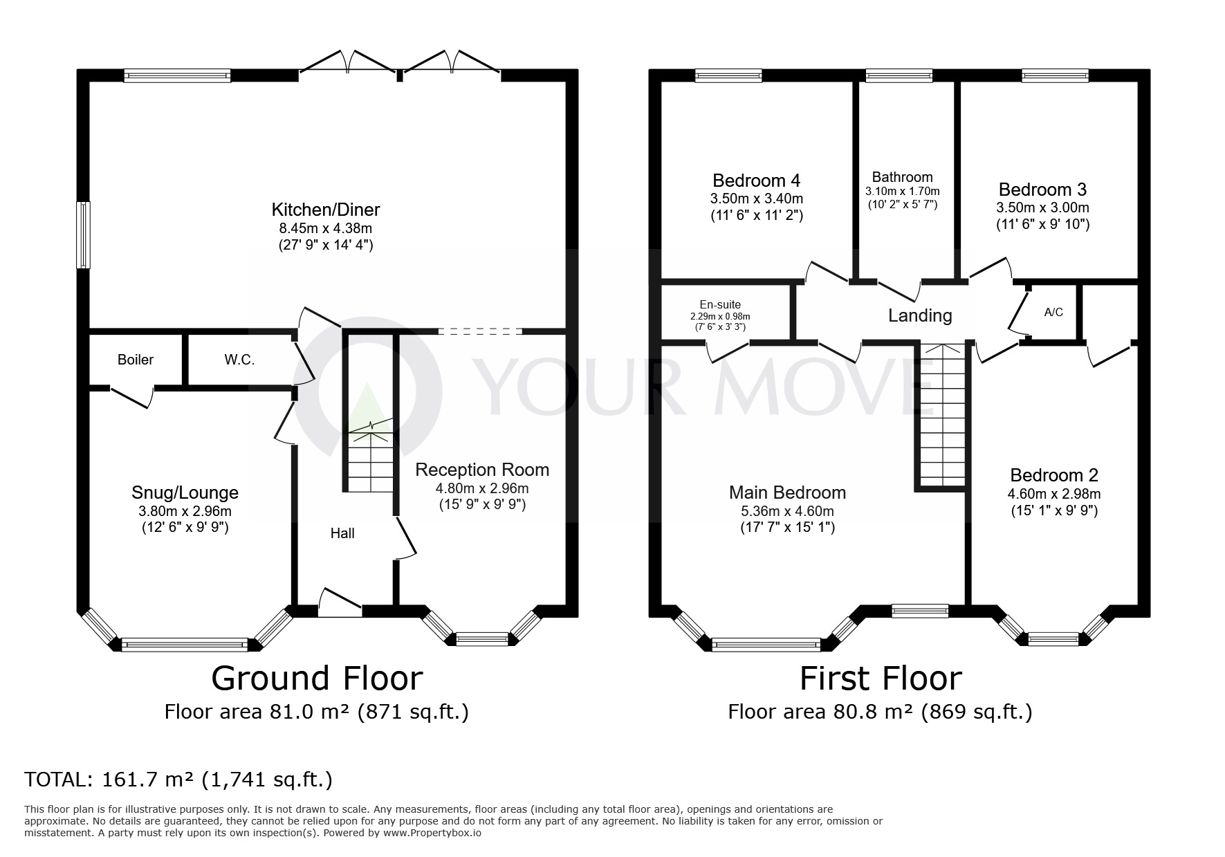 Floorplan of 4 bedroom Detached House to rent, Victoria Parade, Ramsgate, Kent, CT11